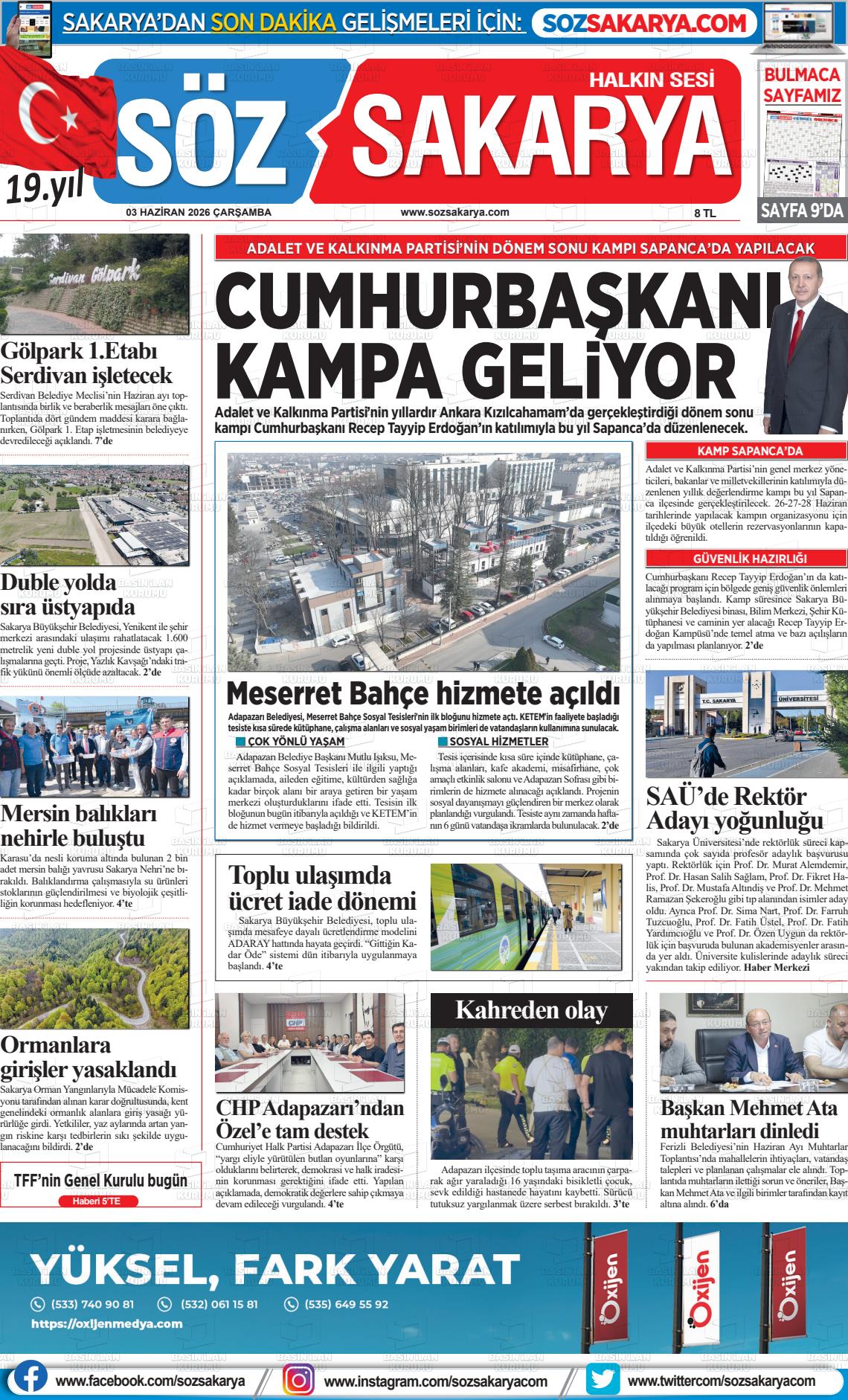 Sakarya Halk 03.06.2026