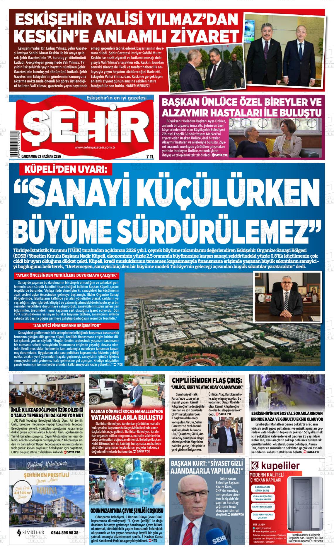 Eskisehir Sehir 03.06.2026