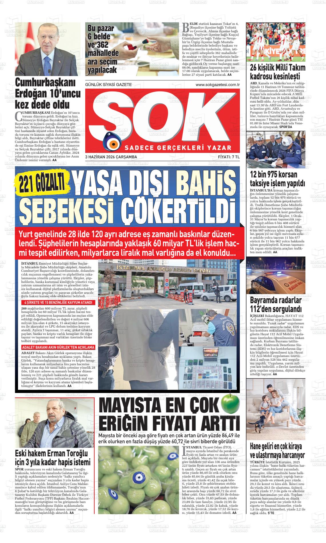 Istanbul Sok 03.06.2026