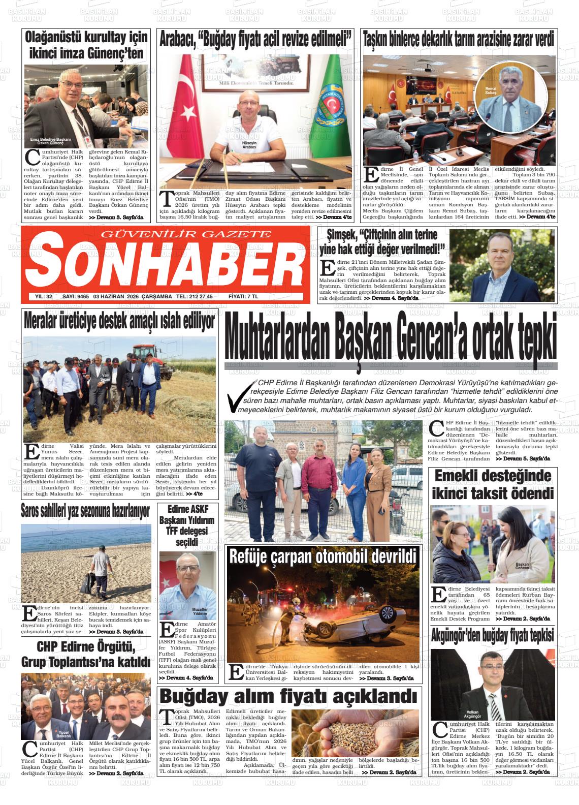 Eskisehir Sonhaber 03.06.2026