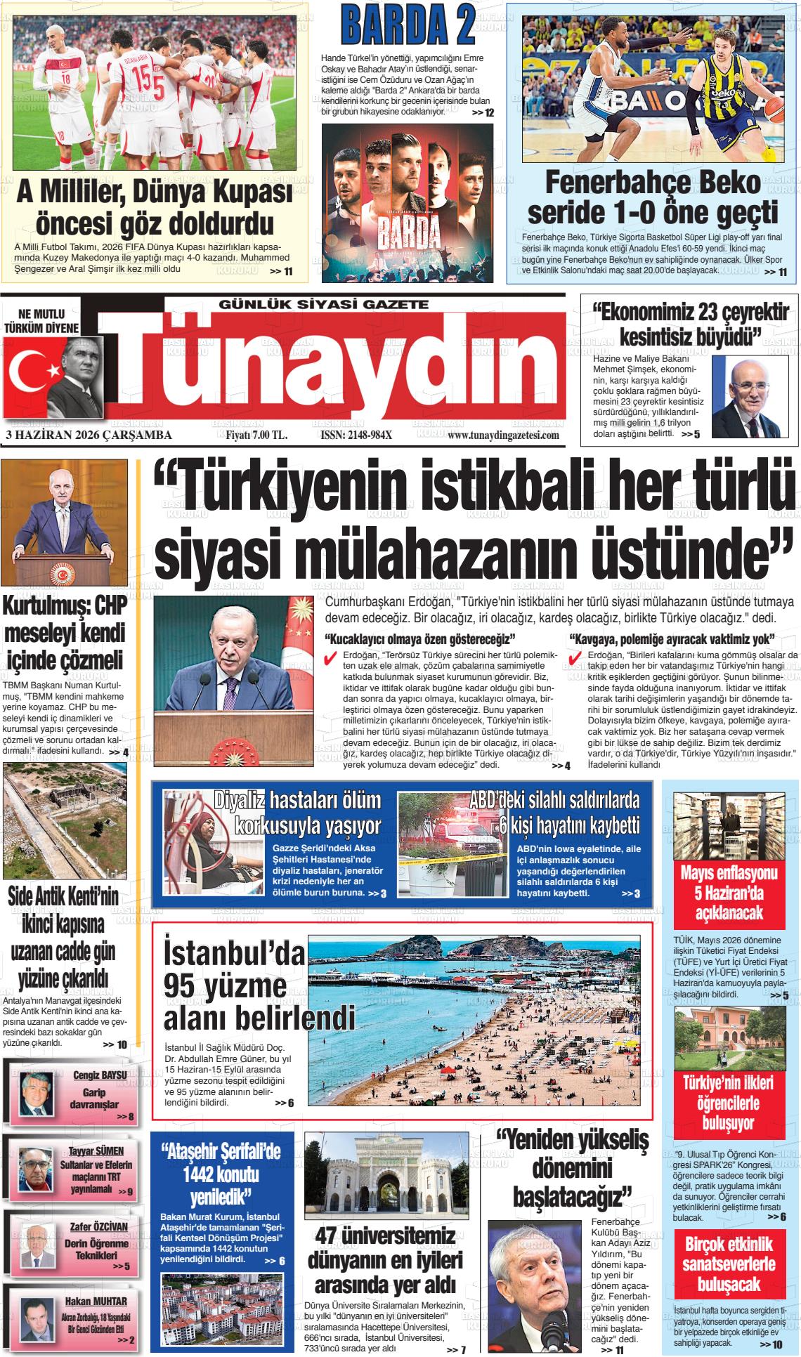 Istanbul Tunaydin 03.06.2026