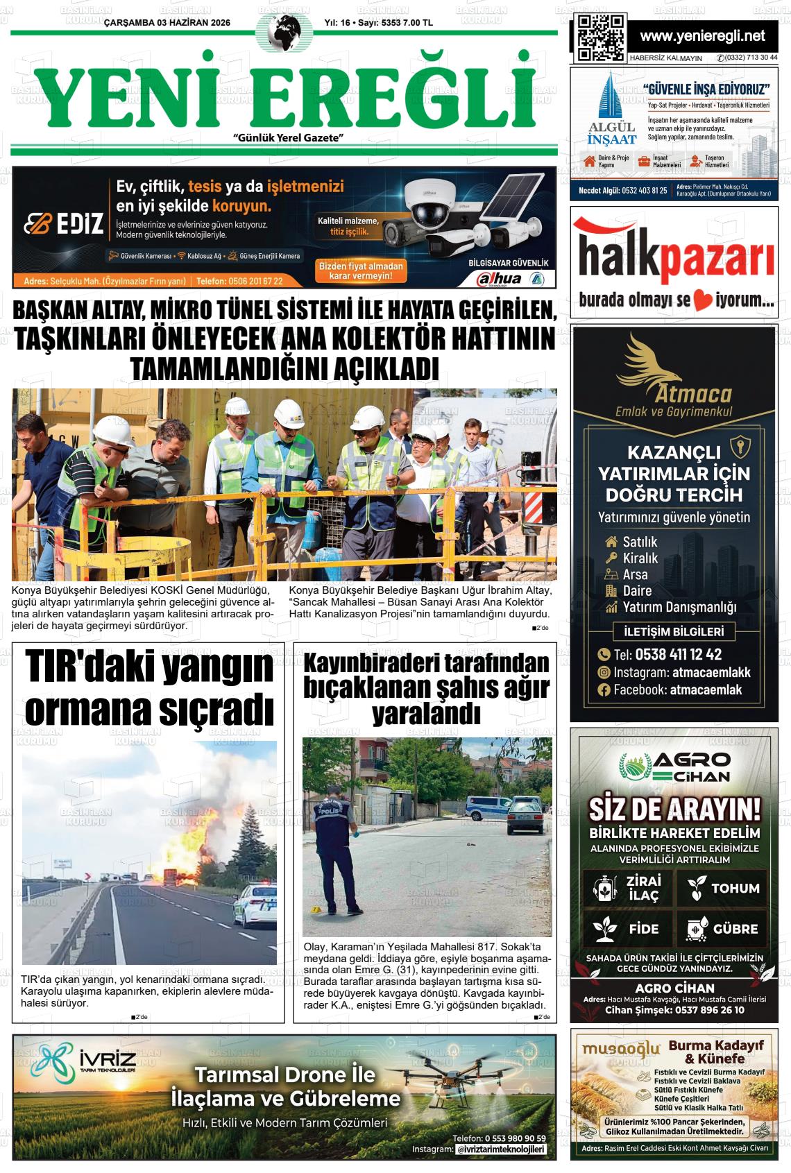 Konya Yenieregli 03.06.2026