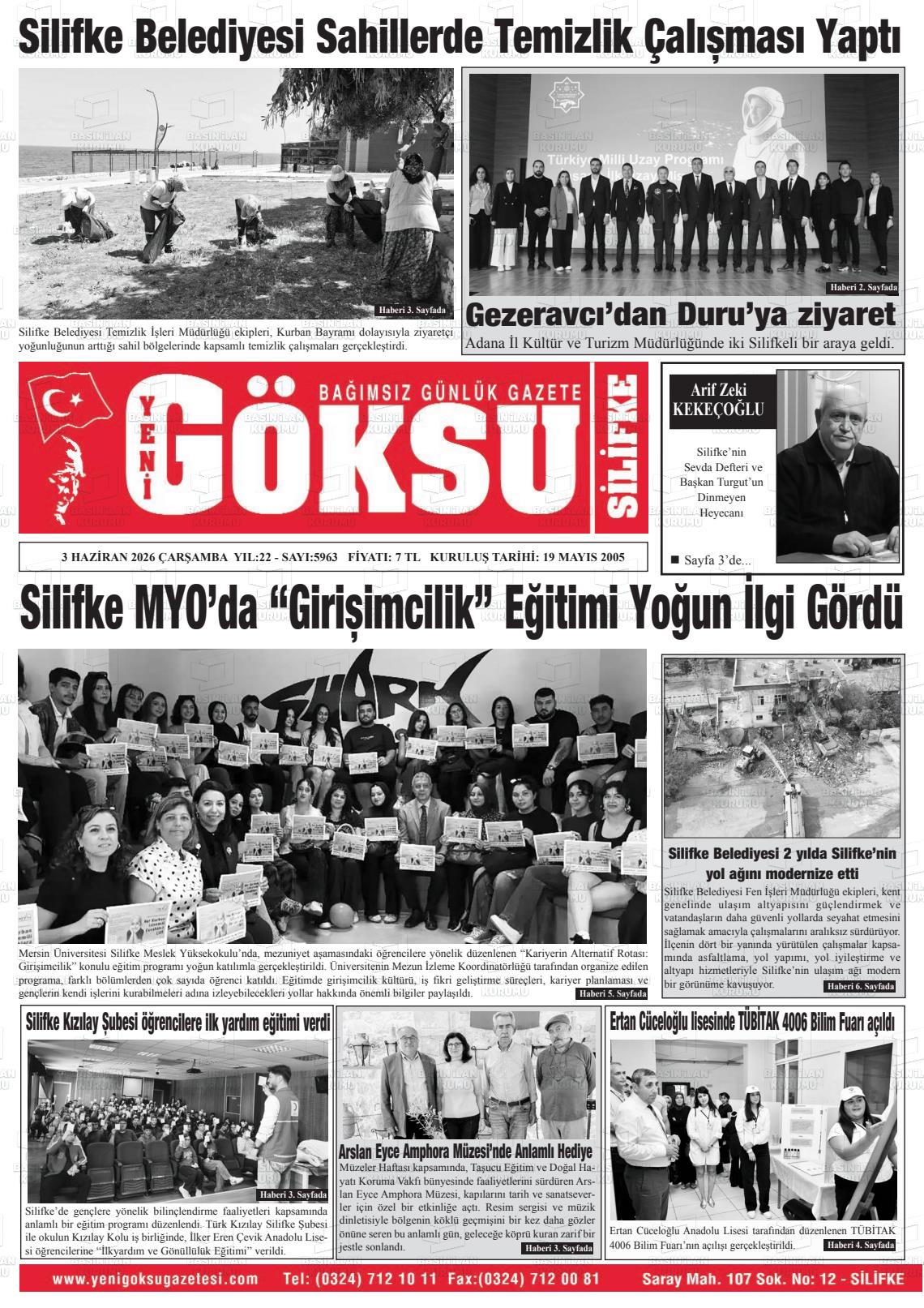 Mersin Yenigoksu 03.06.2026