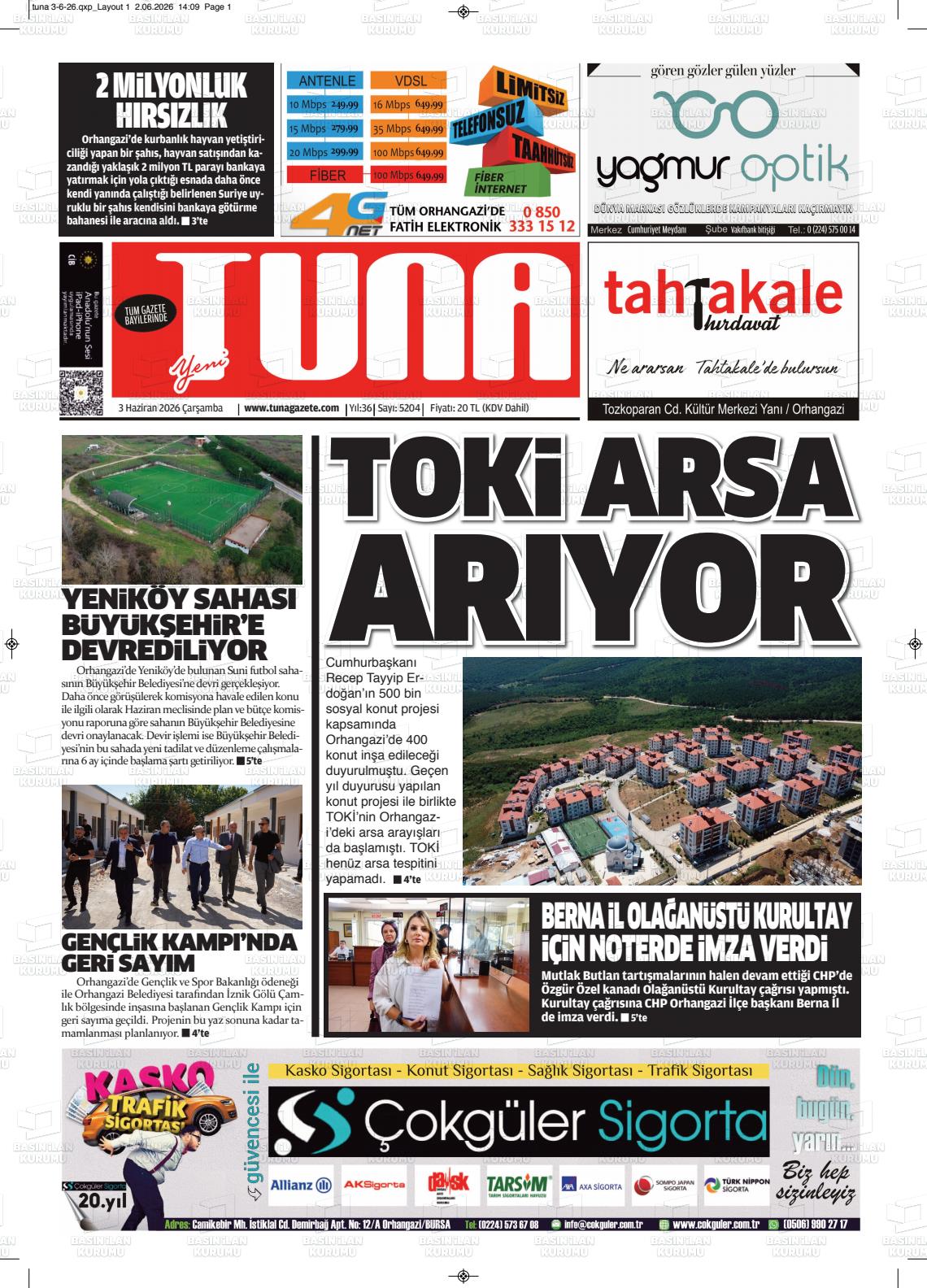 Izmir Yenigun 03.06.2026