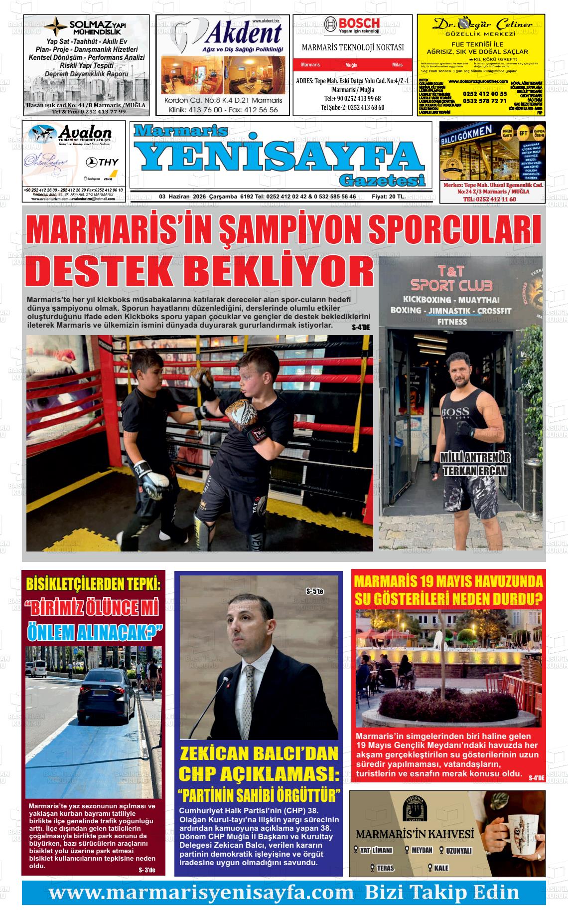 Mugla Yenisayfa 03.06.2026