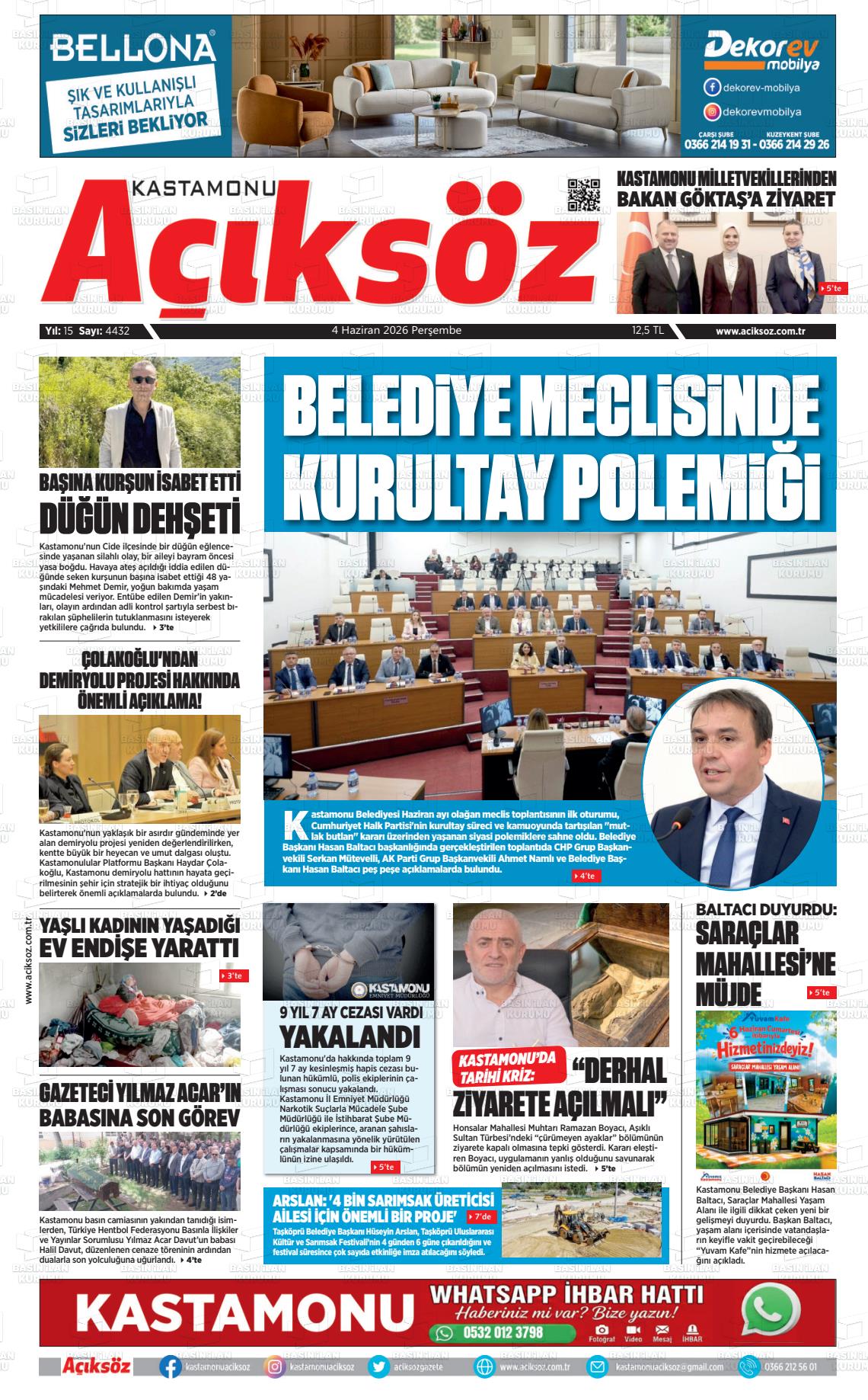 Kastamonu Aciksoz 04.06.2026