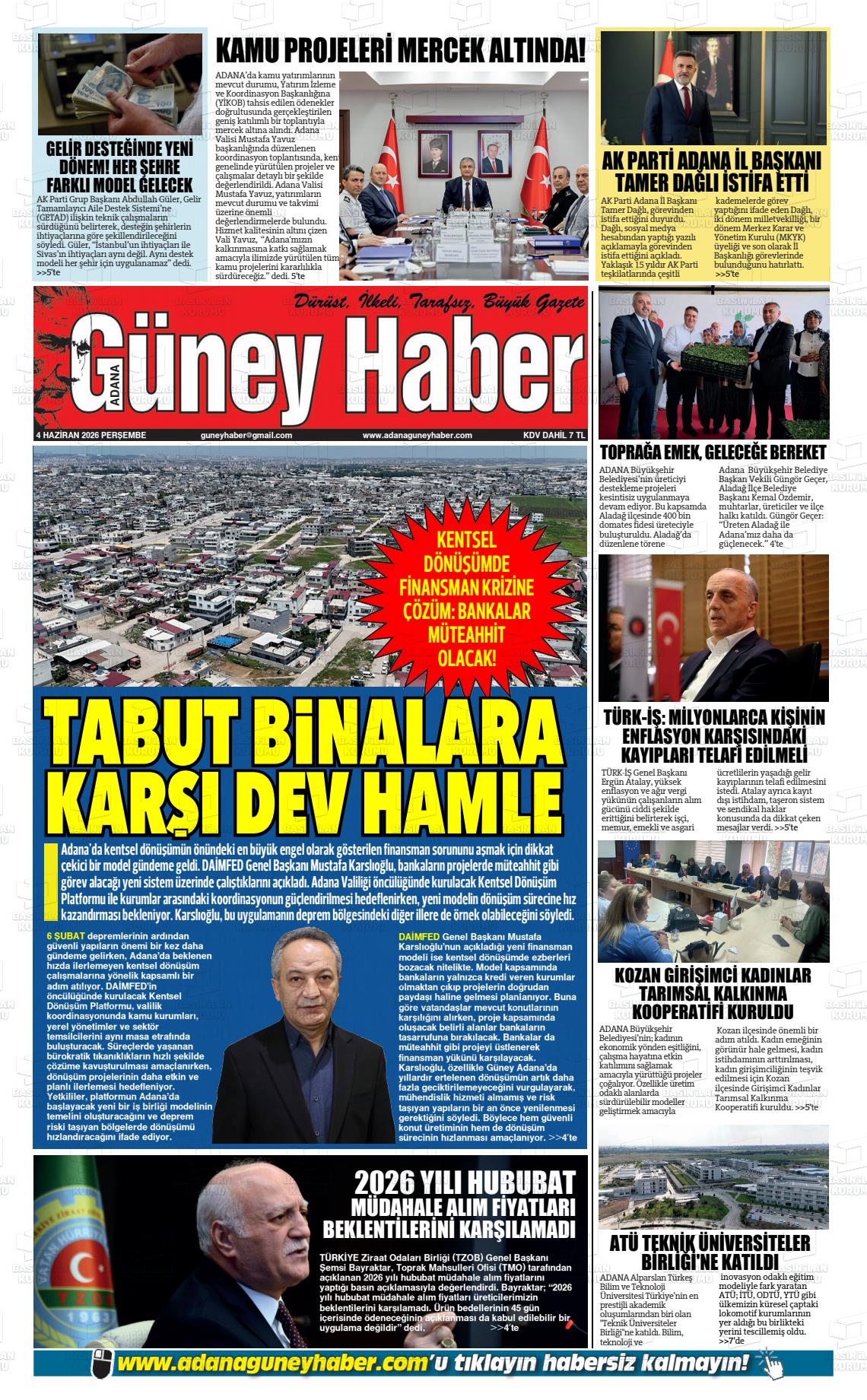 Adana Guneyhaber 04.06.2026