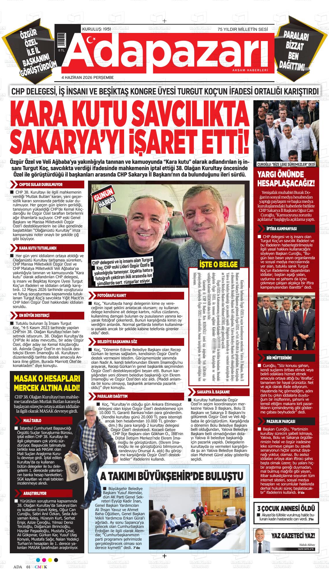 Sakarya Adapazariaksamhaberleri 04.06.2026