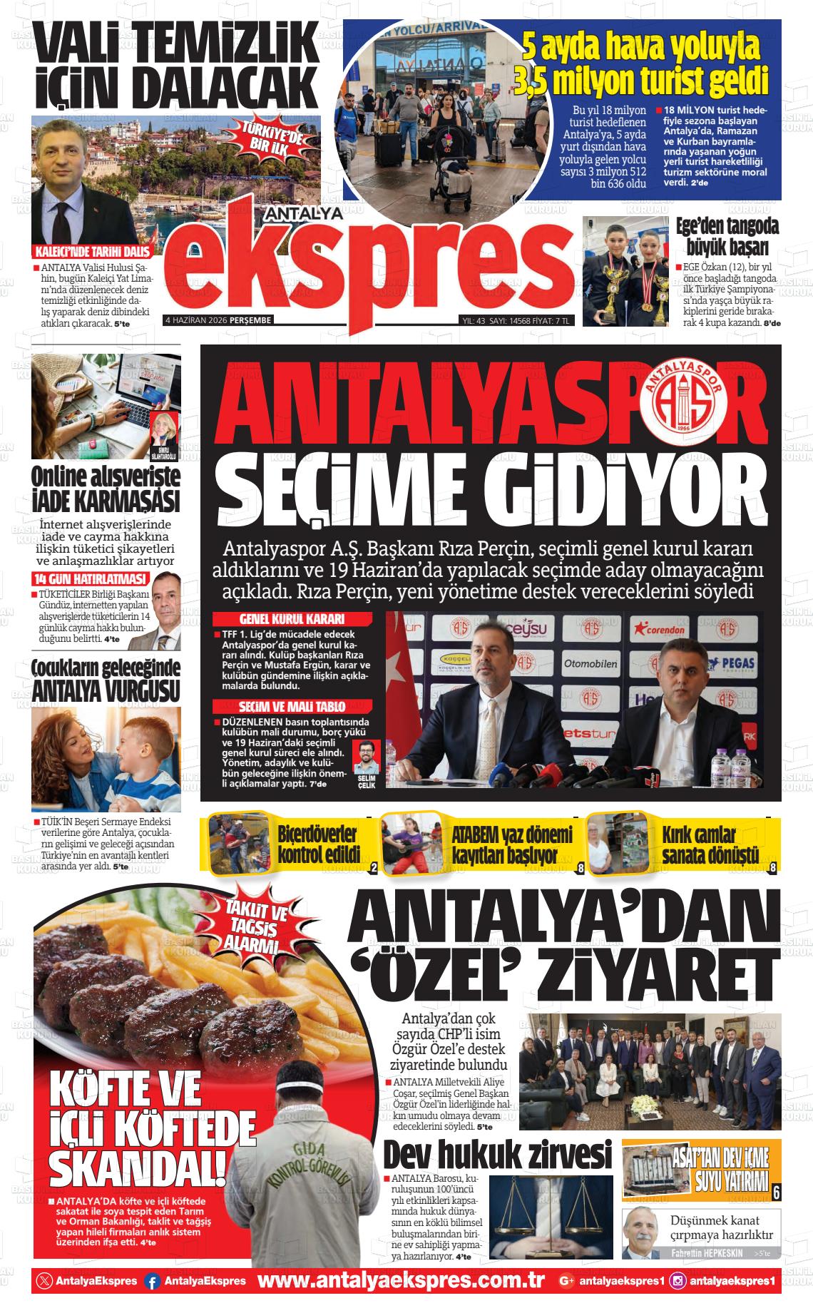 Antalya Ekspres 04.06.2026