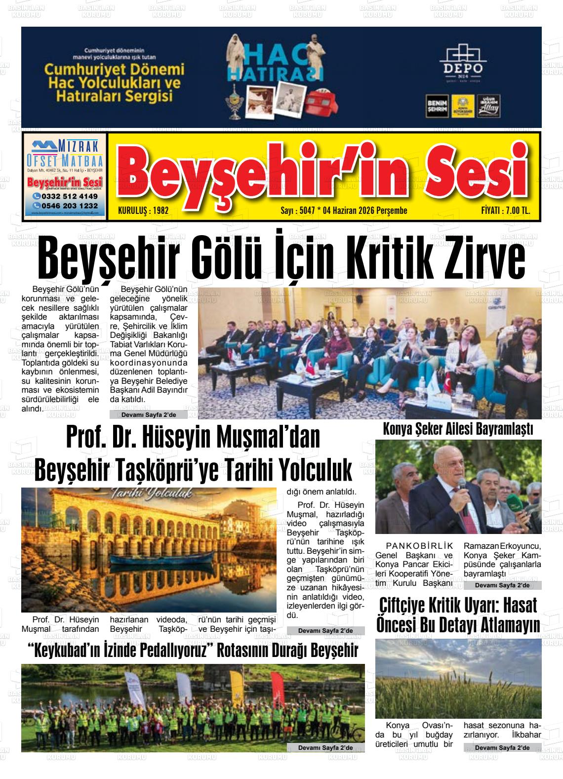 Konya Beysehirinsesi 04.06.2026