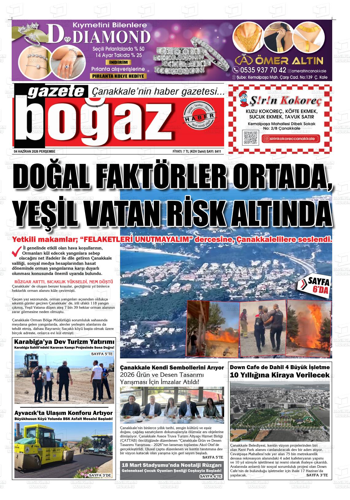 Canakkale Bogaz 04.06.2026