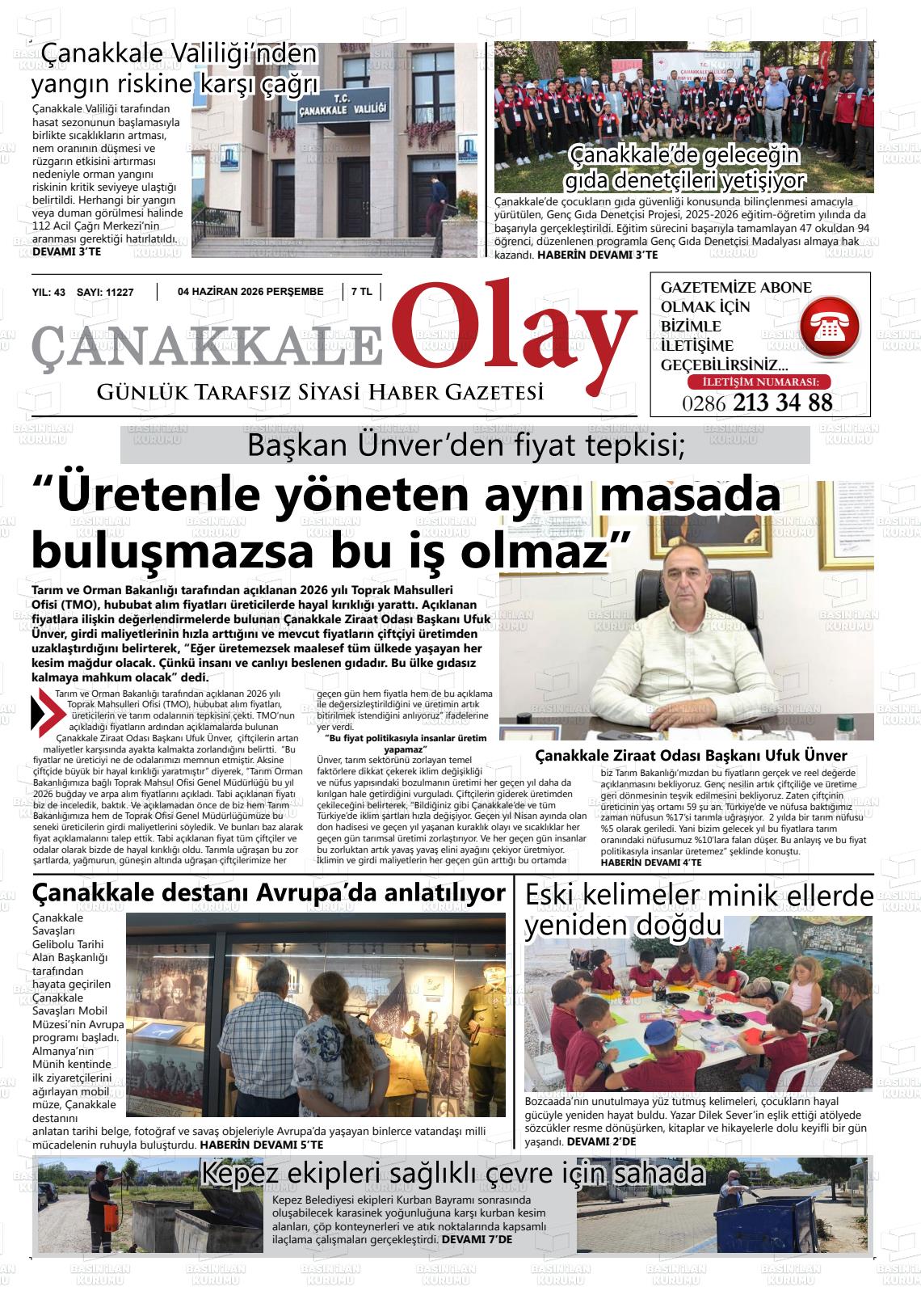 Canakkale Olay 04.06.2026