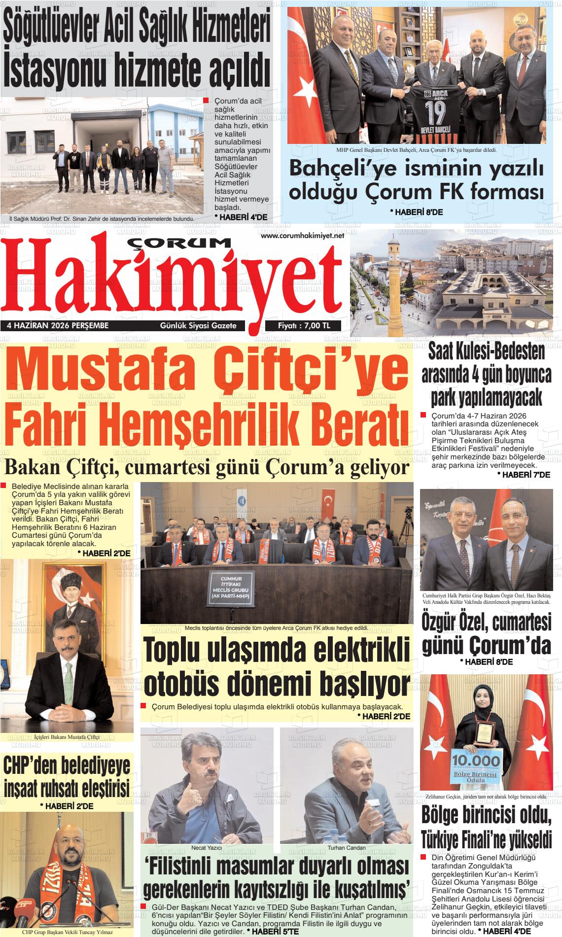 Corum Hakimiyet 04.06.2026