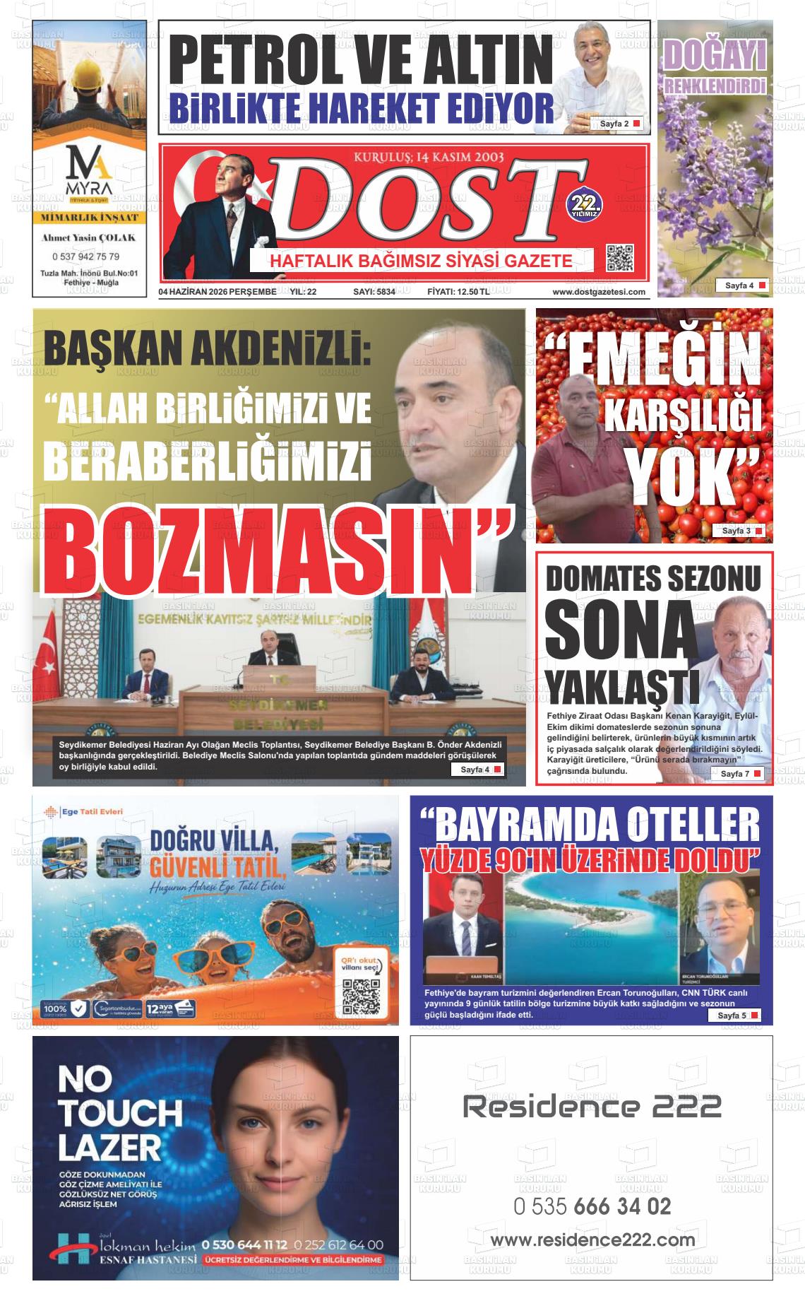 Mugla Dost 04.06.2026