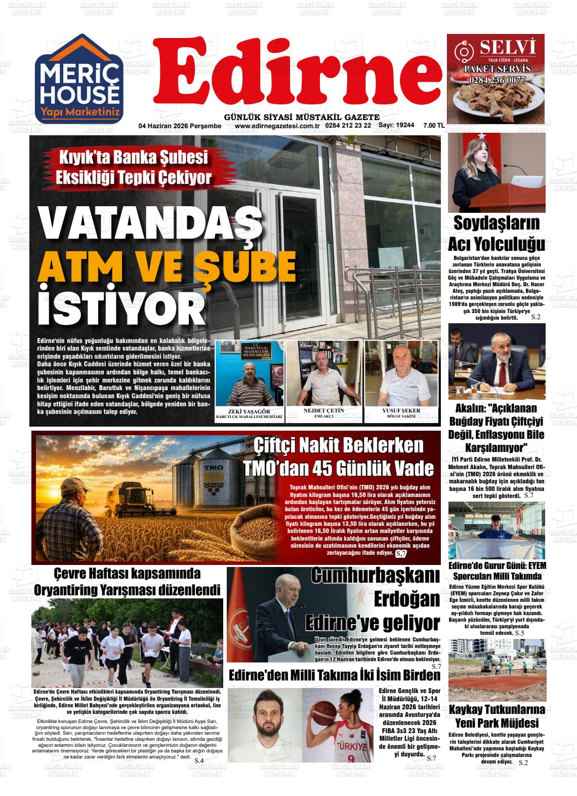 Edirne 04.06.2026