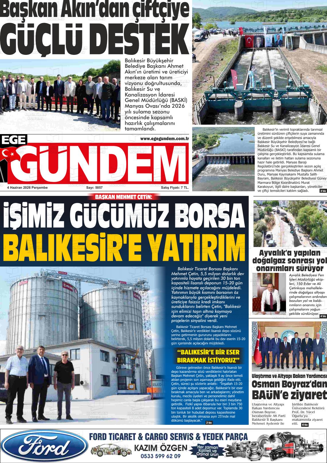 Balikesir Egegundem 04.06.2026