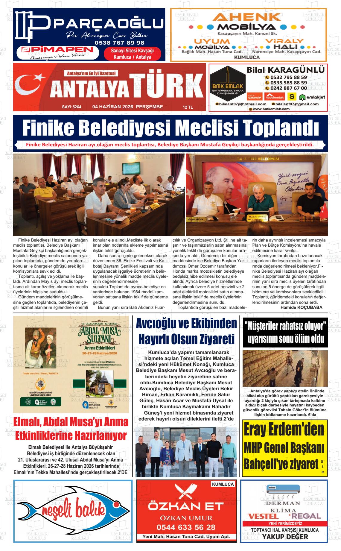 Antalya Finikea 04.06.2026