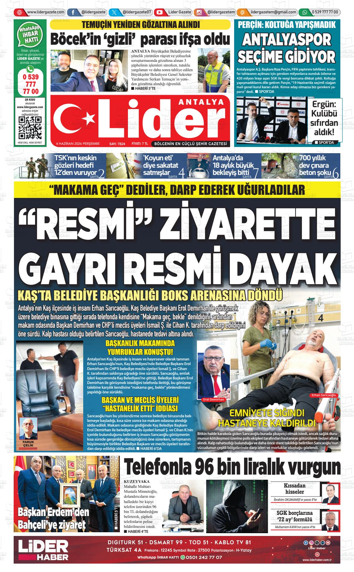 Antalya Gazetebir 04.06.2026