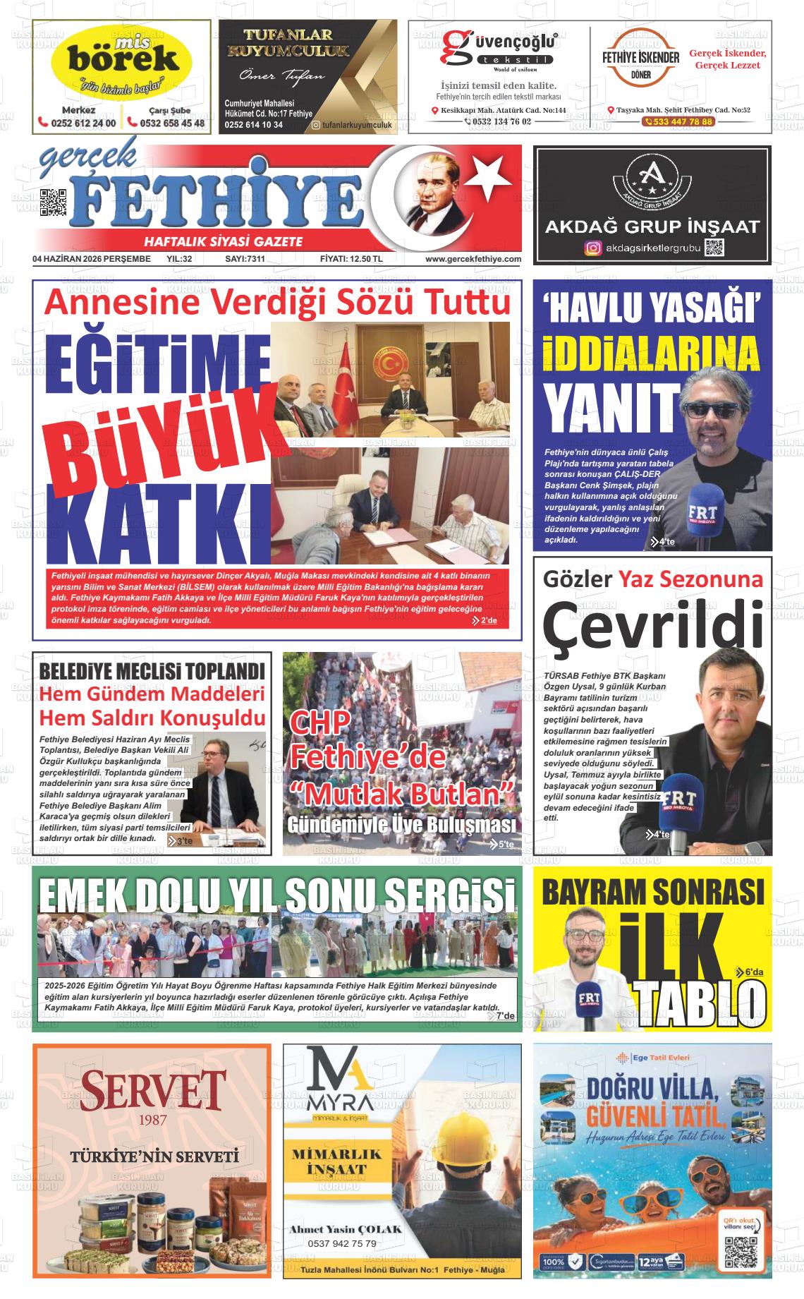 Mugla Gercekfethiye 04.06.2026