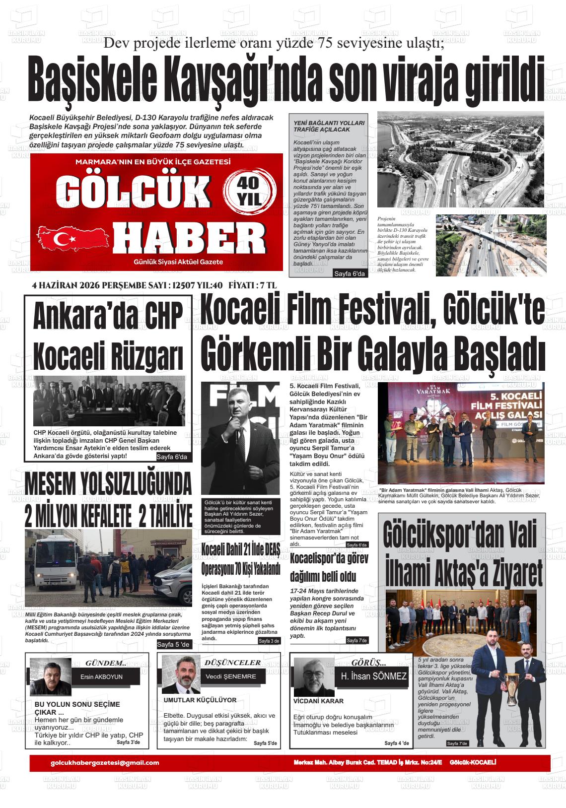 Kocaeli Golcukhaber 04.06.2026