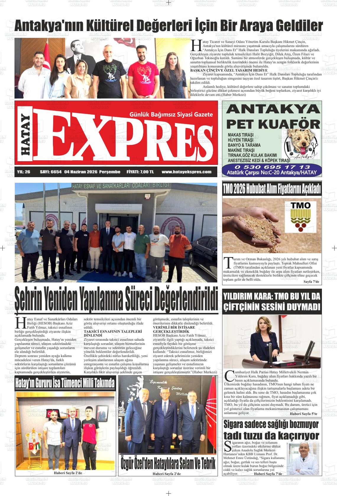 Hatay Expres 04.06.2026