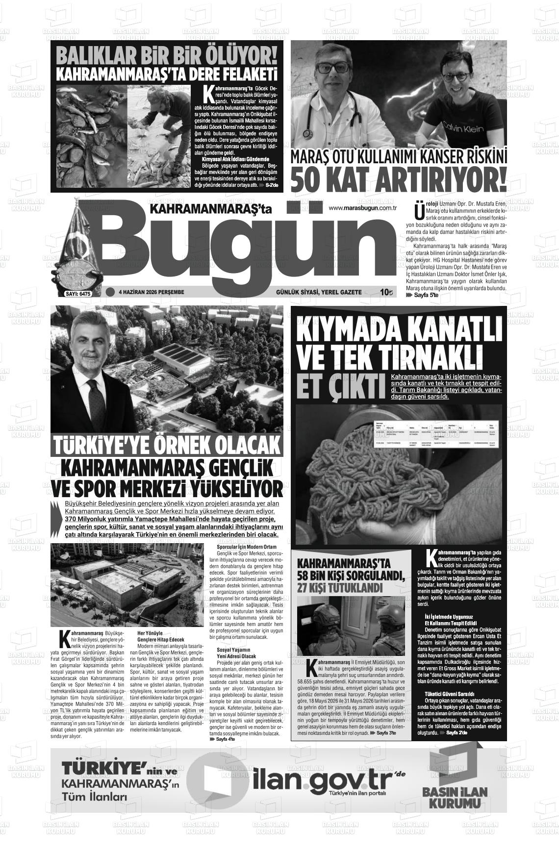 Kahramanmaras Tabugun 04.06.2026