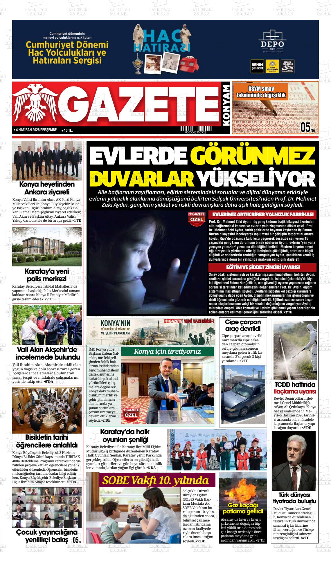 Konya Yenigun 04.06.2026