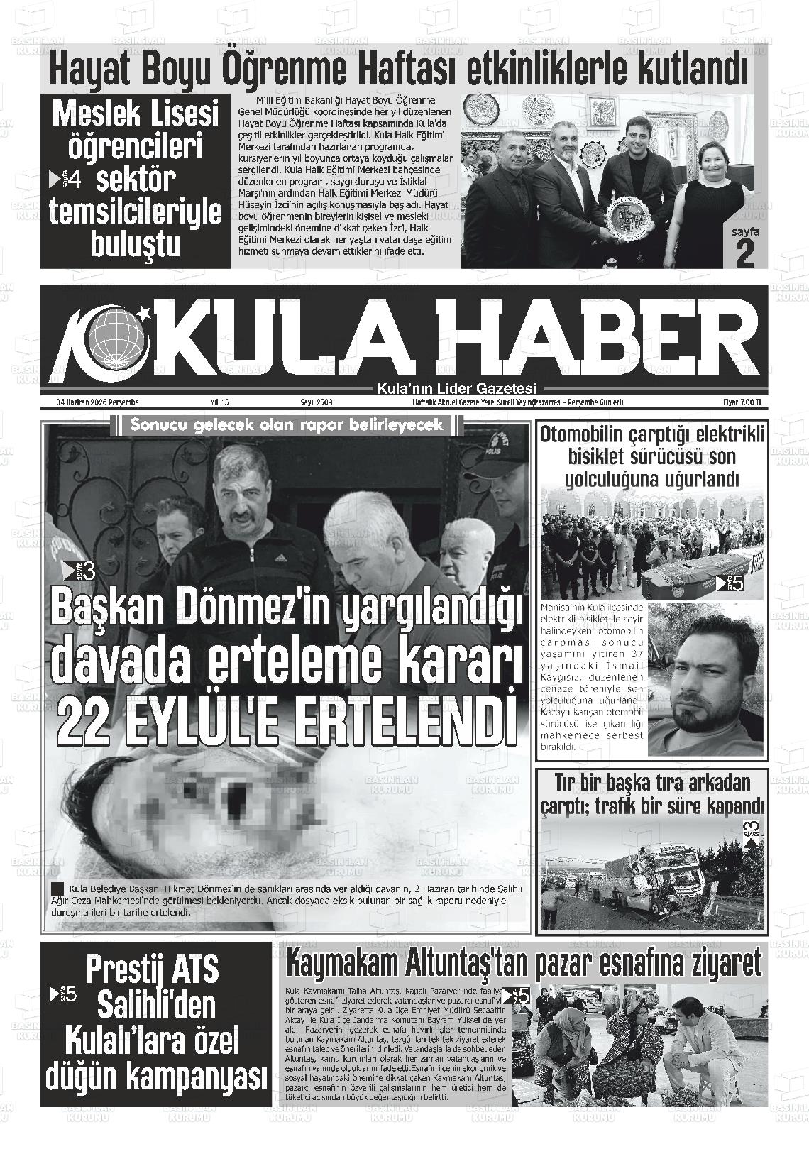 Manisa Kulahaber 04.06.2026