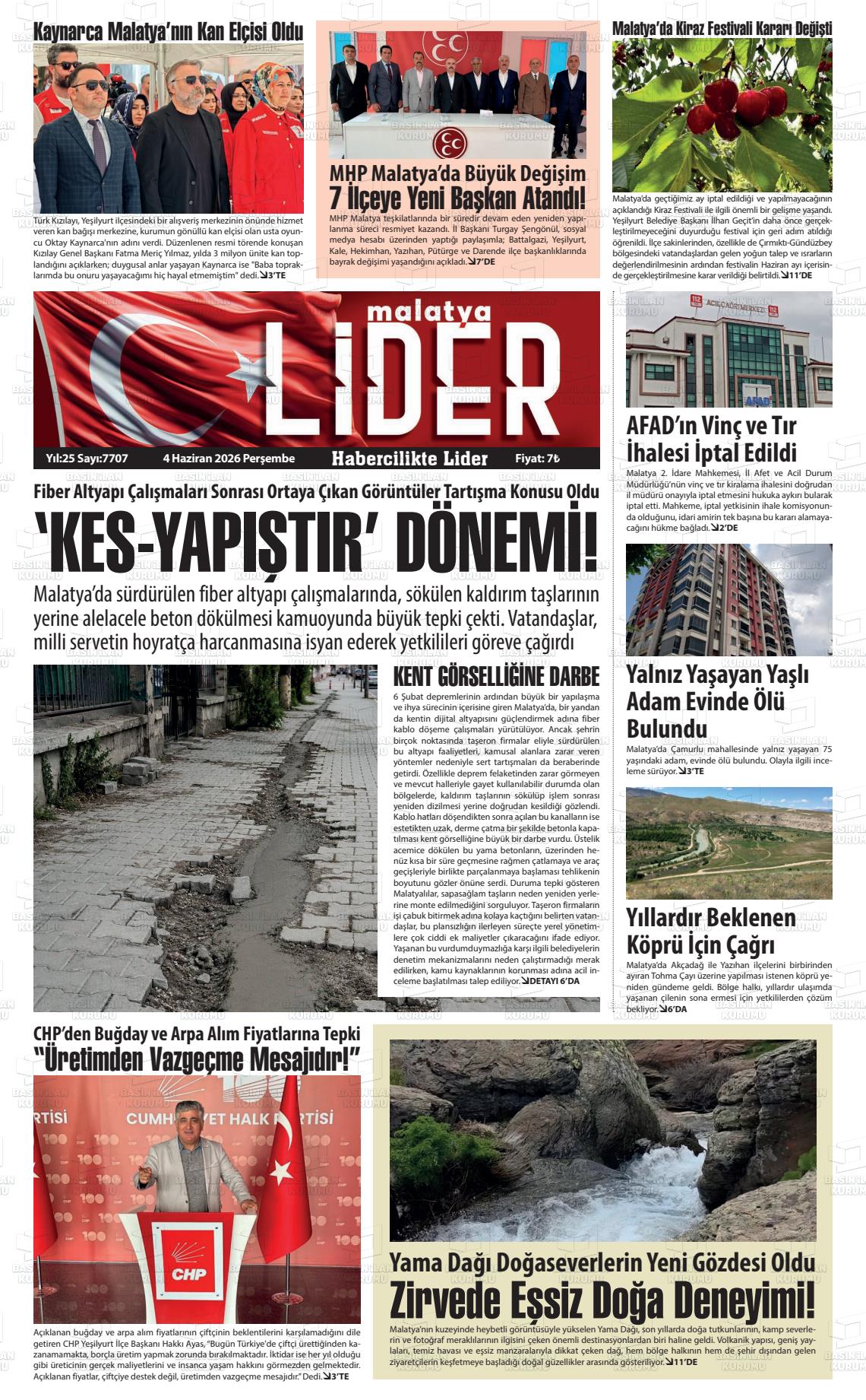 Malatya Sonsoz 04.06.2026