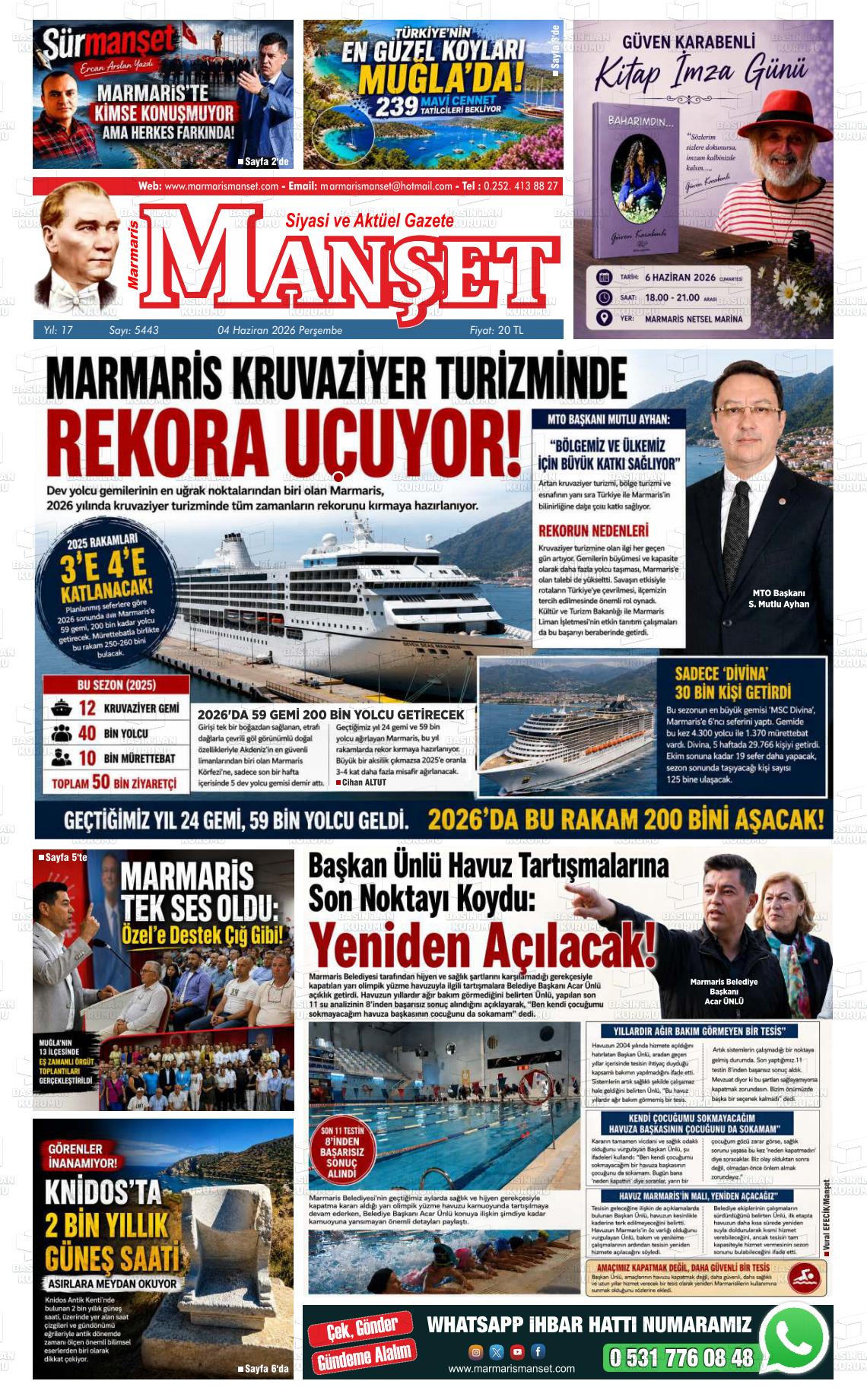 Mugla Manset 04.06.2026