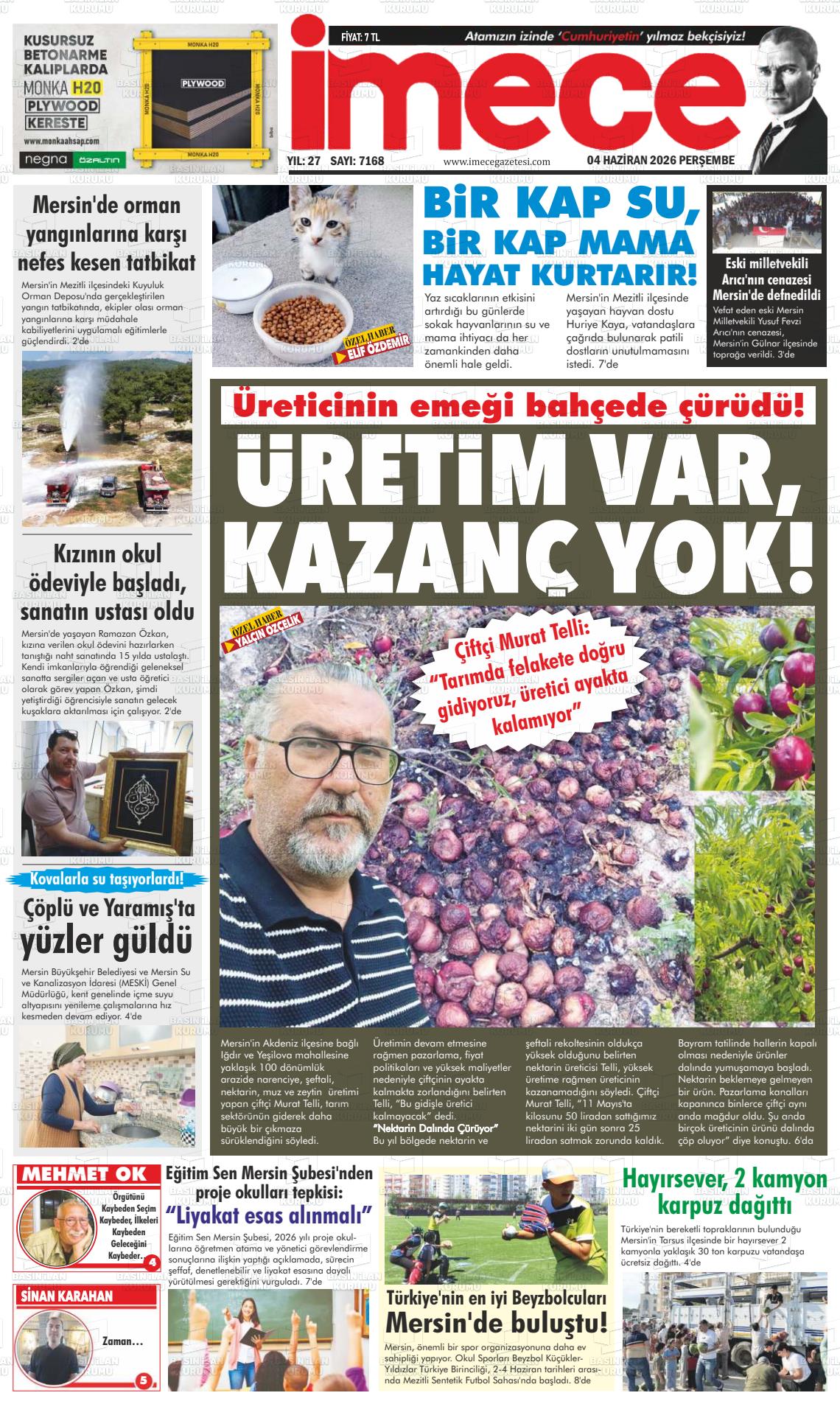 Mersin Imece 04.06.2026