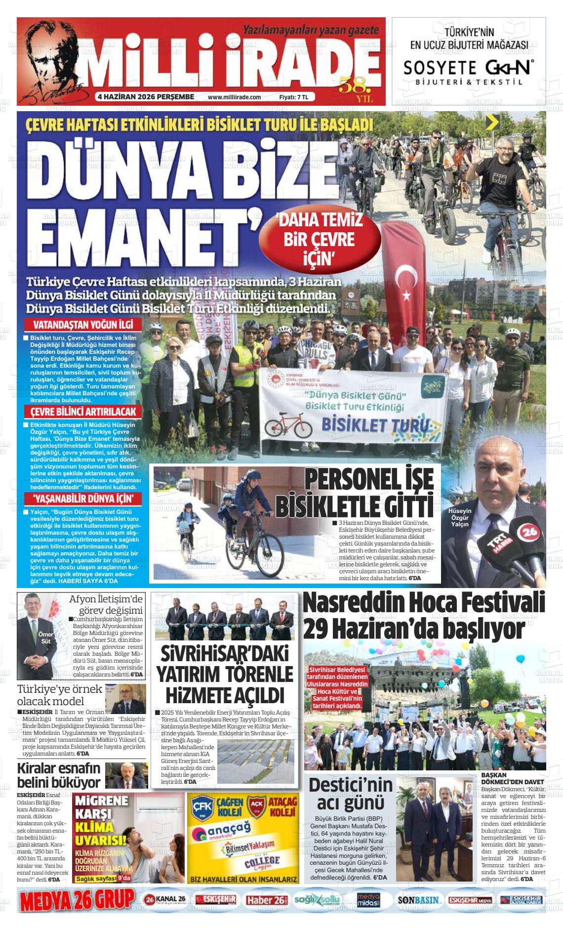 Konya Milliirade 04.06.2026