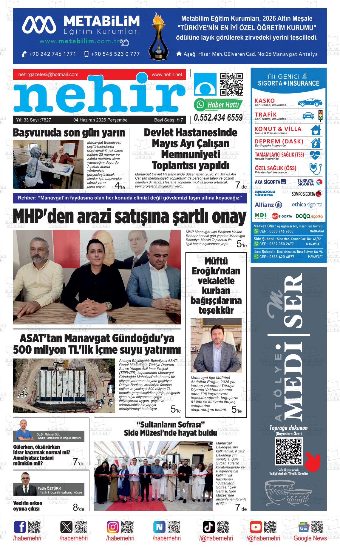 Antalya Nehir 04.06.2026