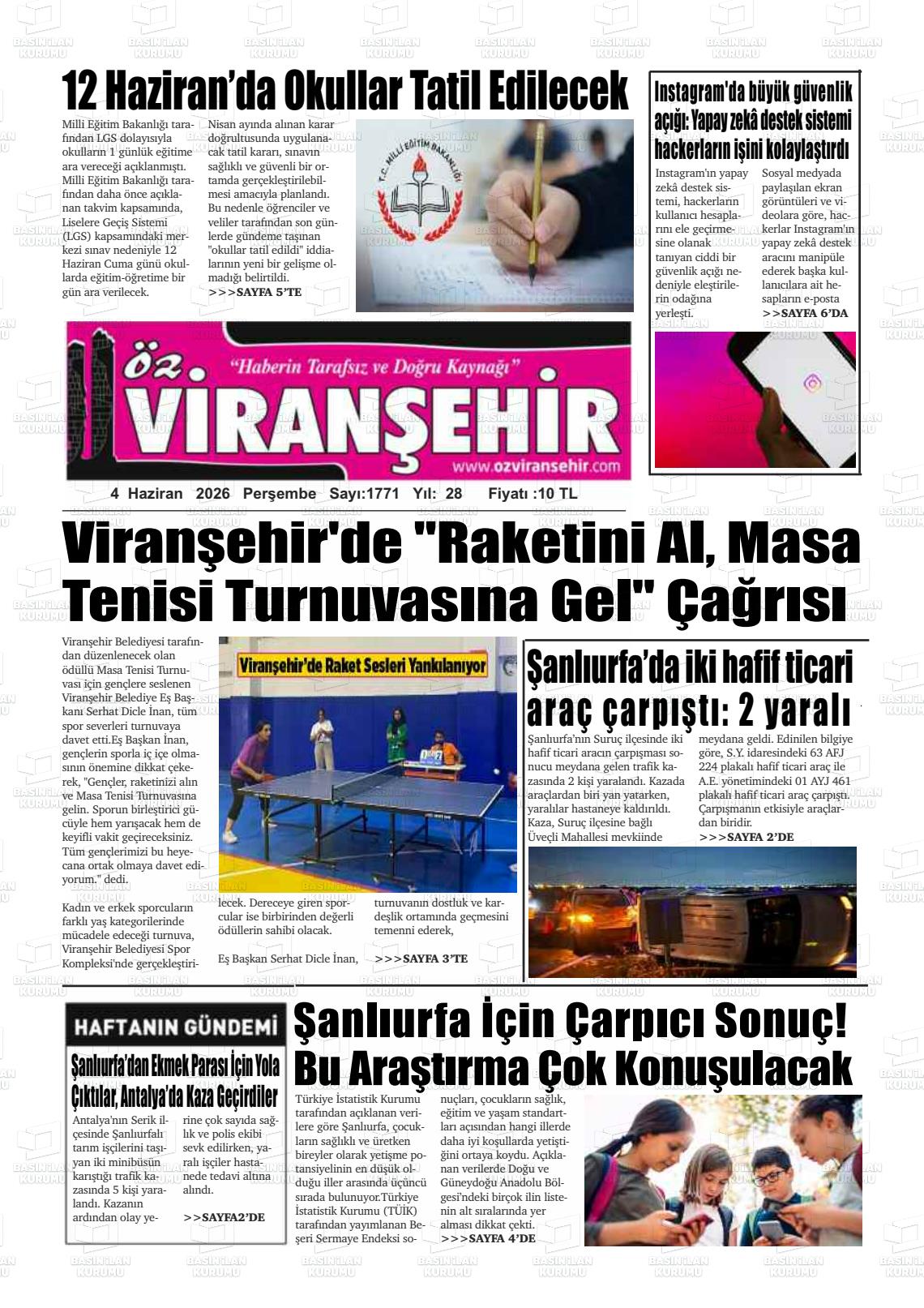 Sanliurfa Ozviransehir 04.06.2026
