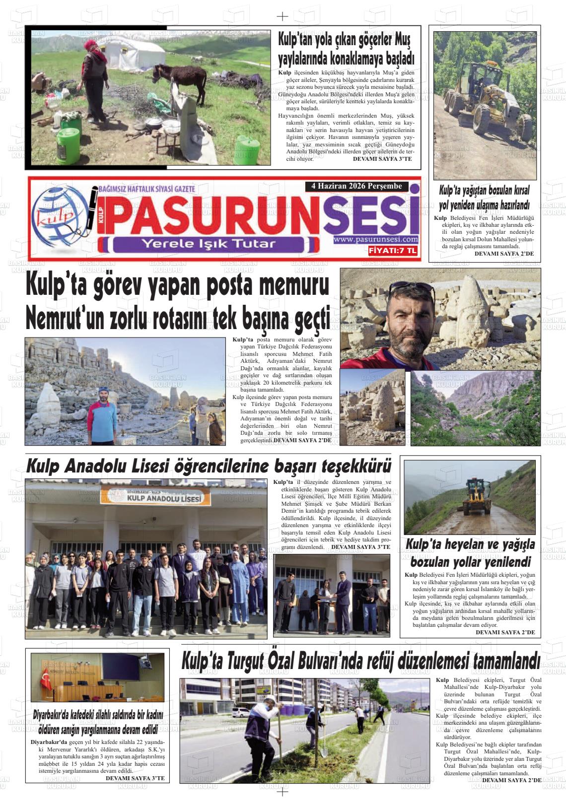 Diyarbakir Pasurunsesi 04.06.2026