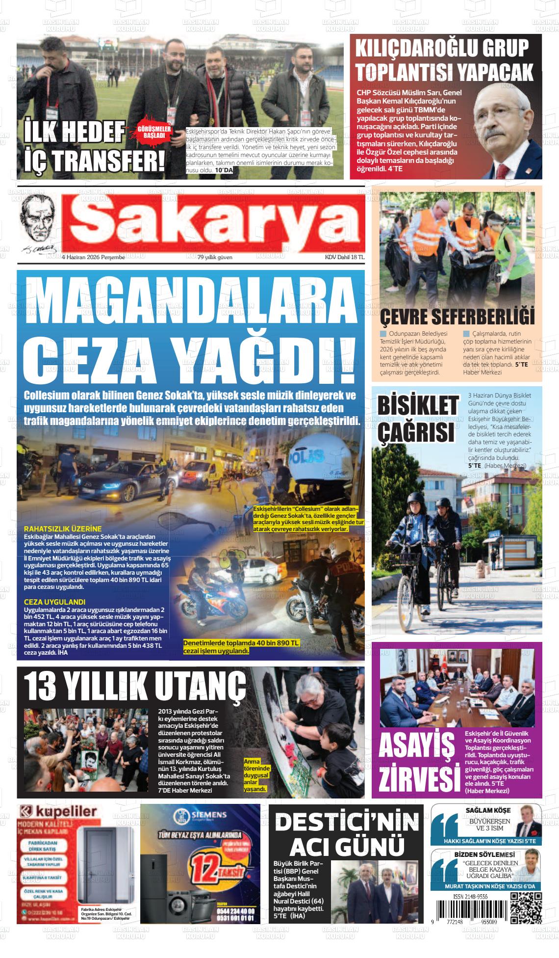 Eskisehir Sakarya 04.06.2026