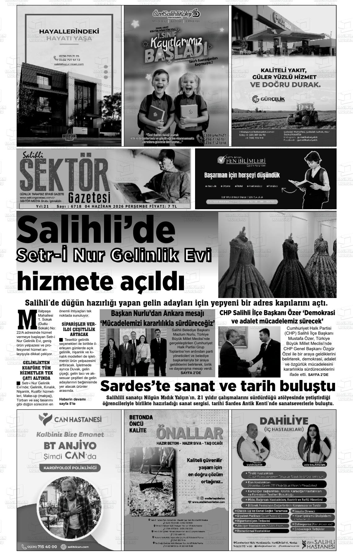 Manisa Salihlisektor 04.06.2026