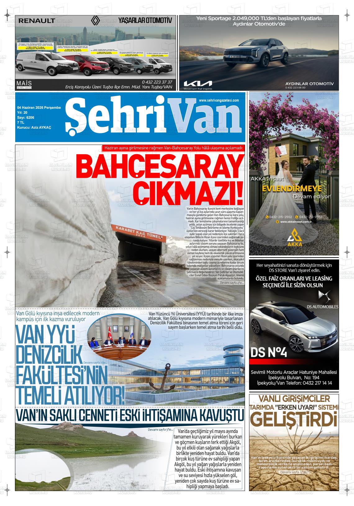 Van Sehri 04.06.2026