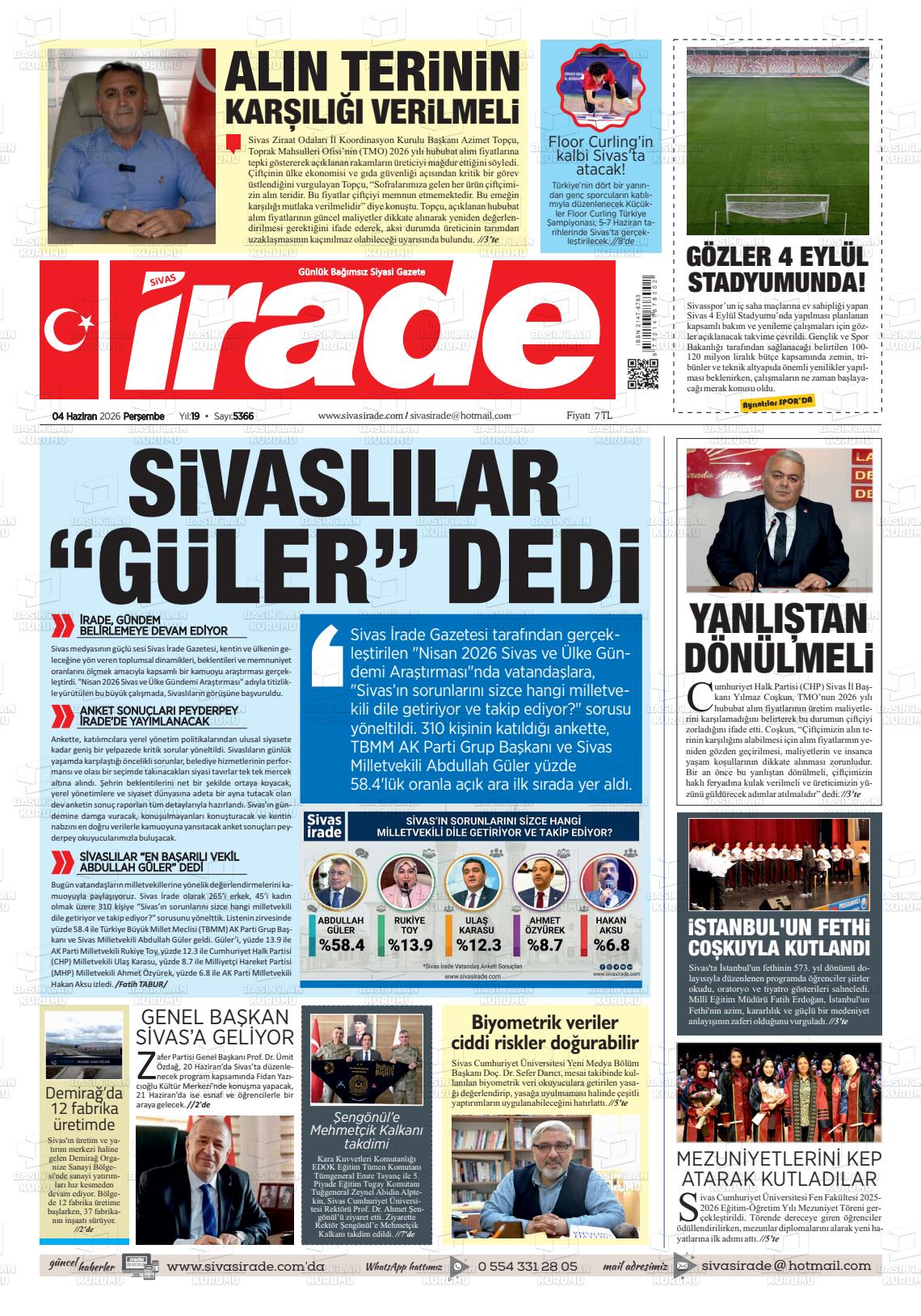 Sivas Irade 04.06.2026