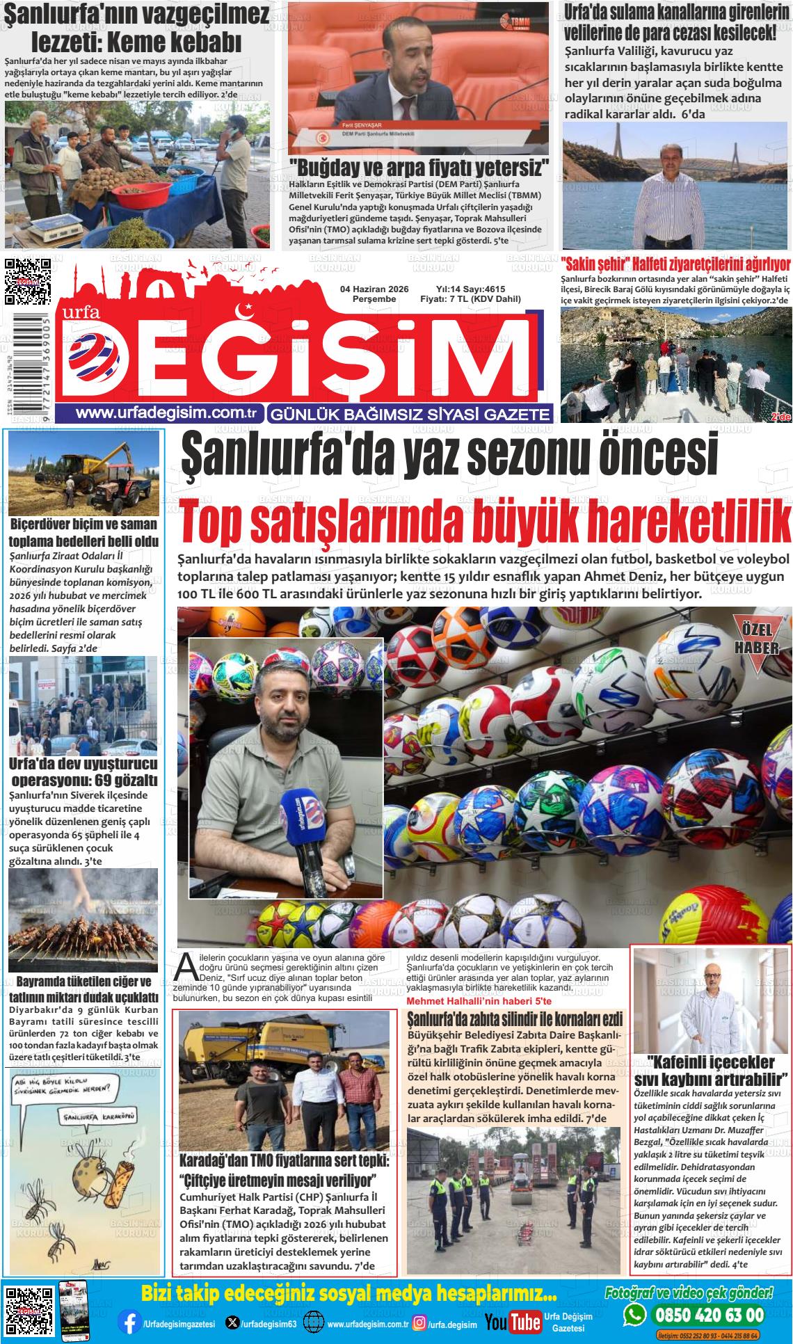 Sanliurfa Urfastar 04.06.2026