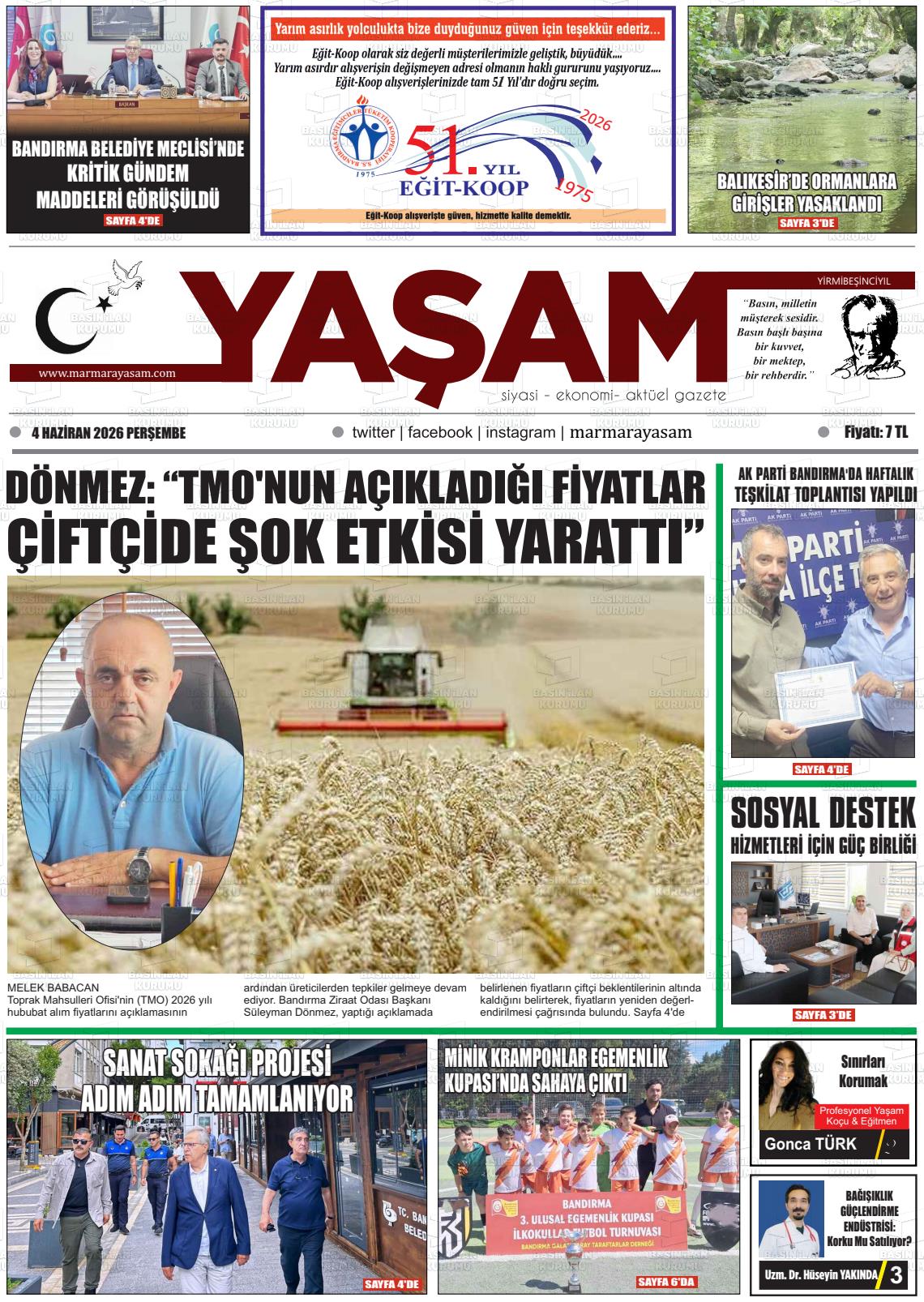 Canakkale Yasam 04.06.2026