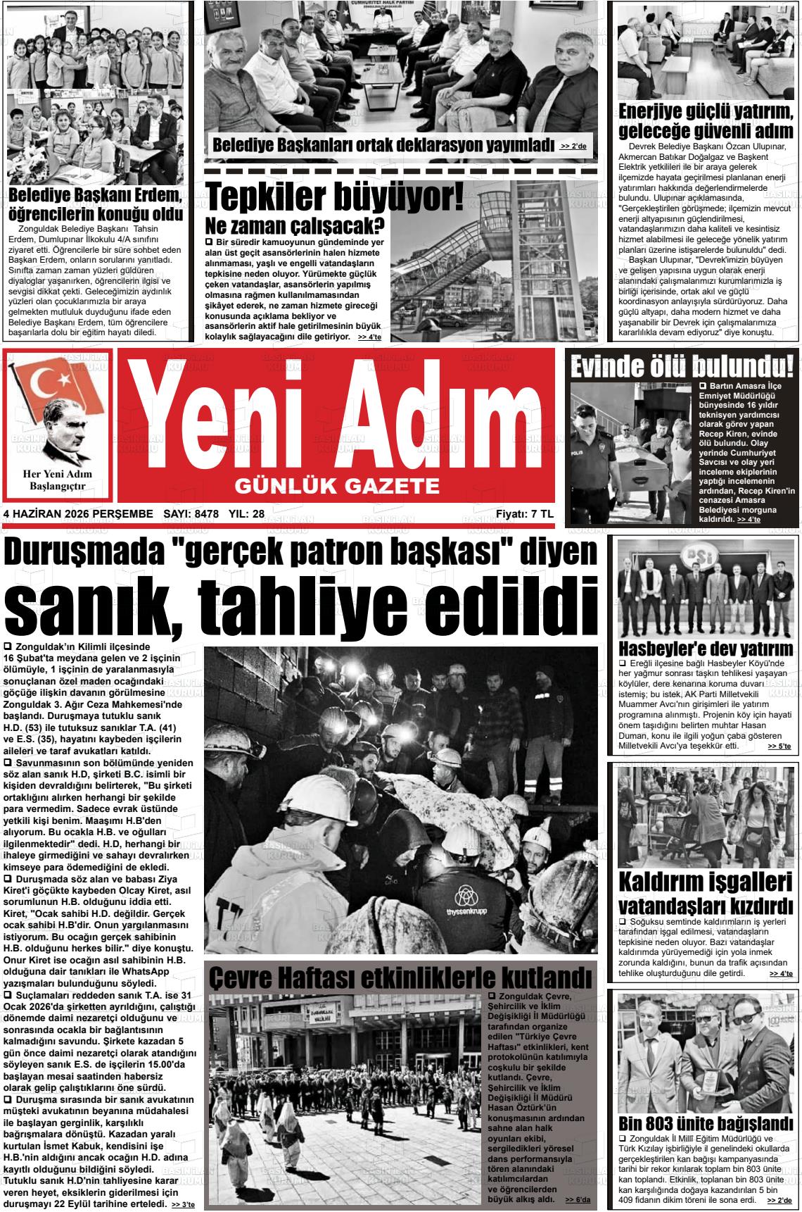 Zonguldak Yeniadim 04.06.2026