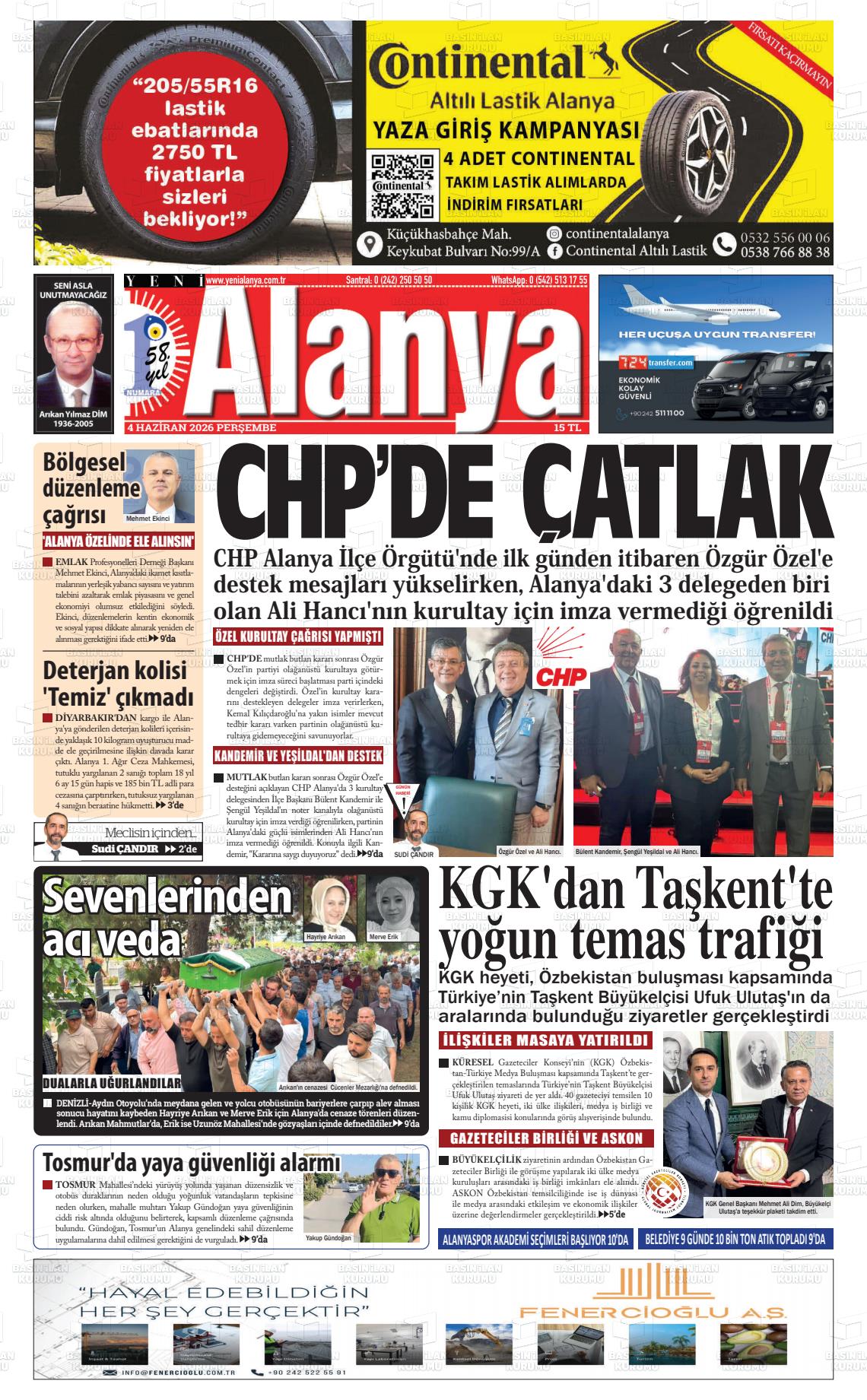 Antalya Yenialanya 04.06.2026