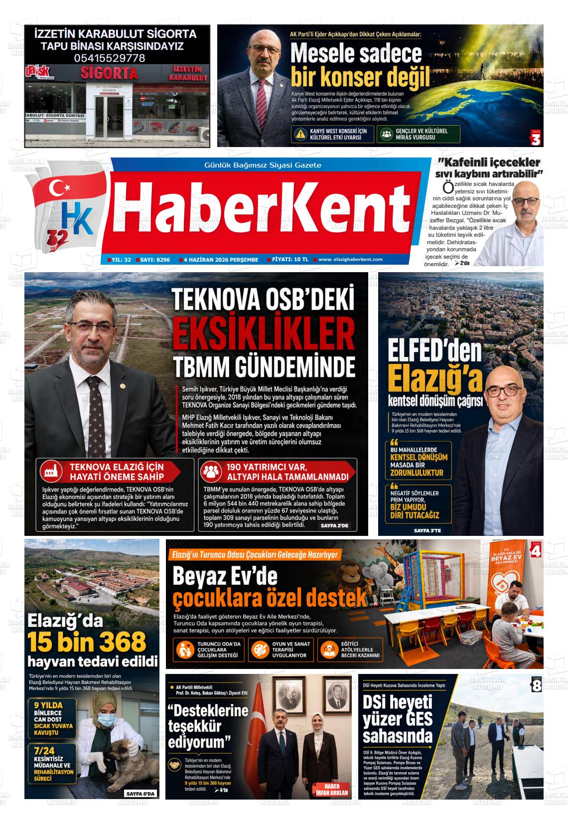 Elazig Yenicag 04.06.2026