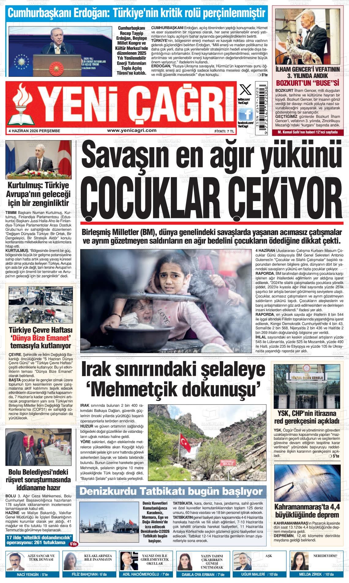 Istanbul Yenicagri 04.06.2026