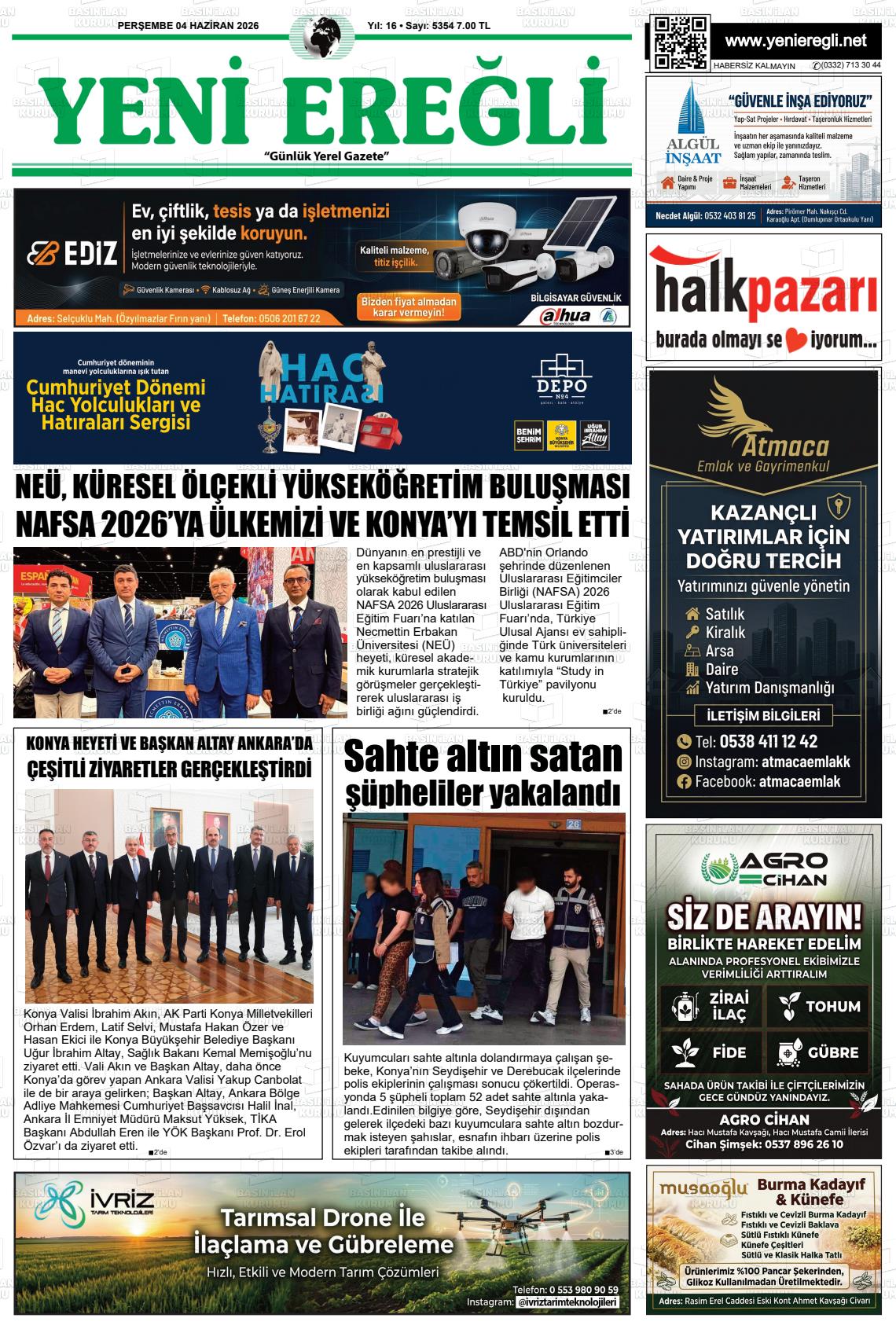 Konya Yenieregli 04.06.2026
