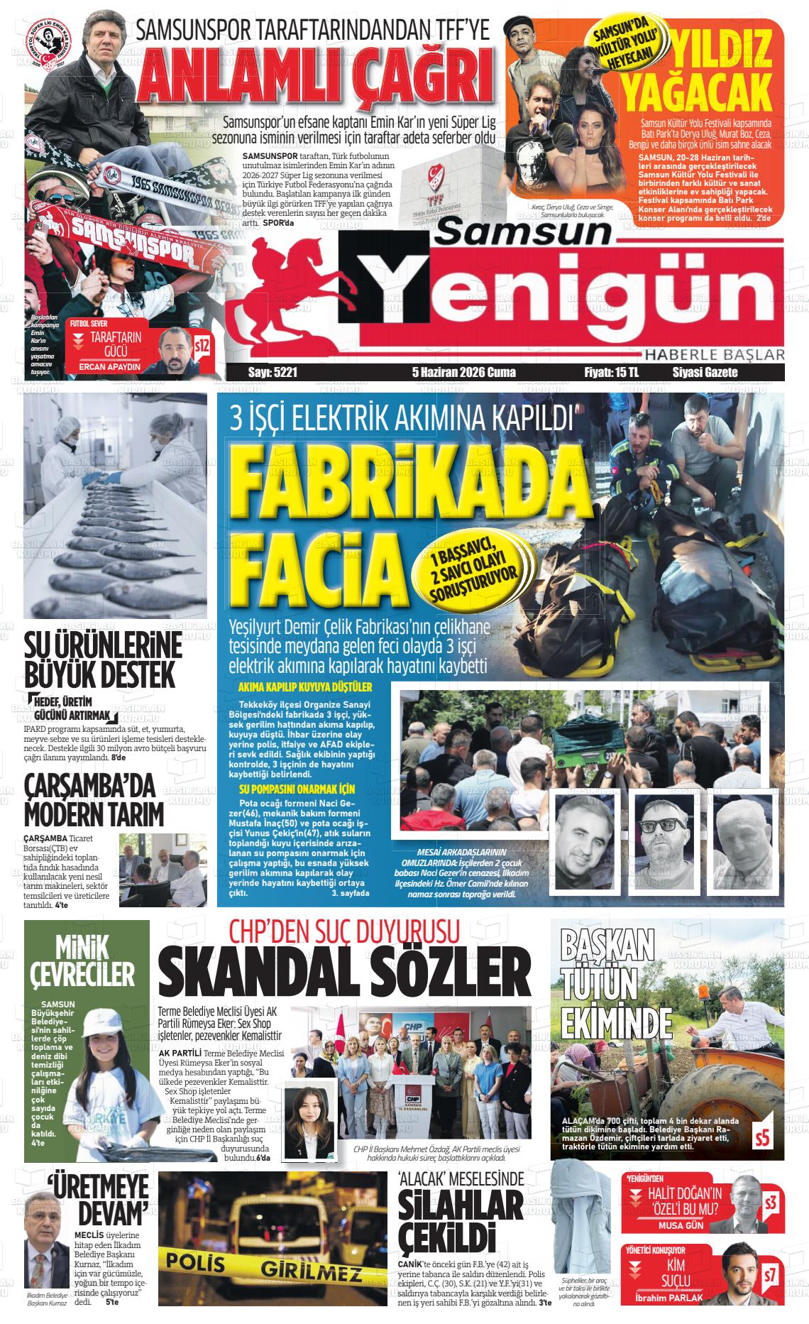 Samsun 55 Yenigun 05.06.2026