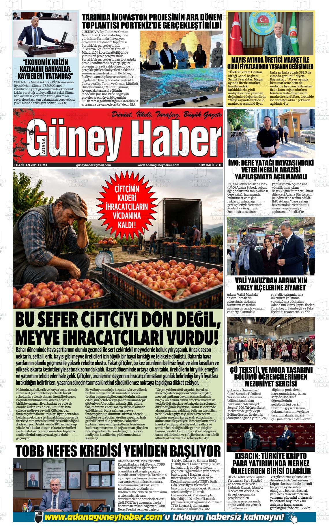 Adana Guneyhaber 05.06.2026