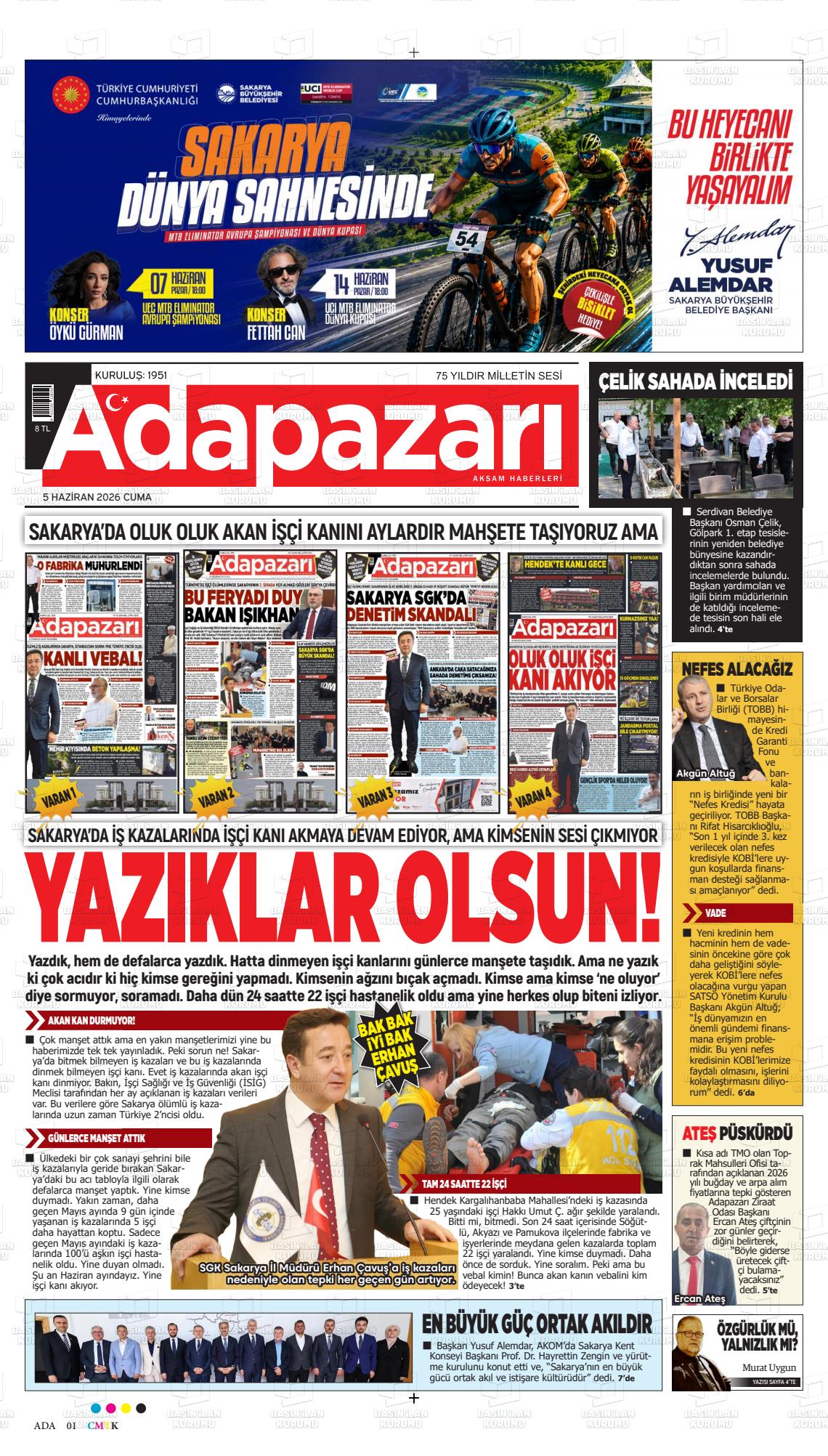 Sakarya Adapazariaksamhaberleri 05.06.2026