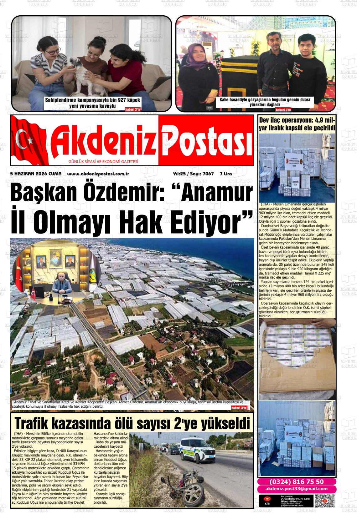 Mersin Akdenizpostasi 05.06.2026